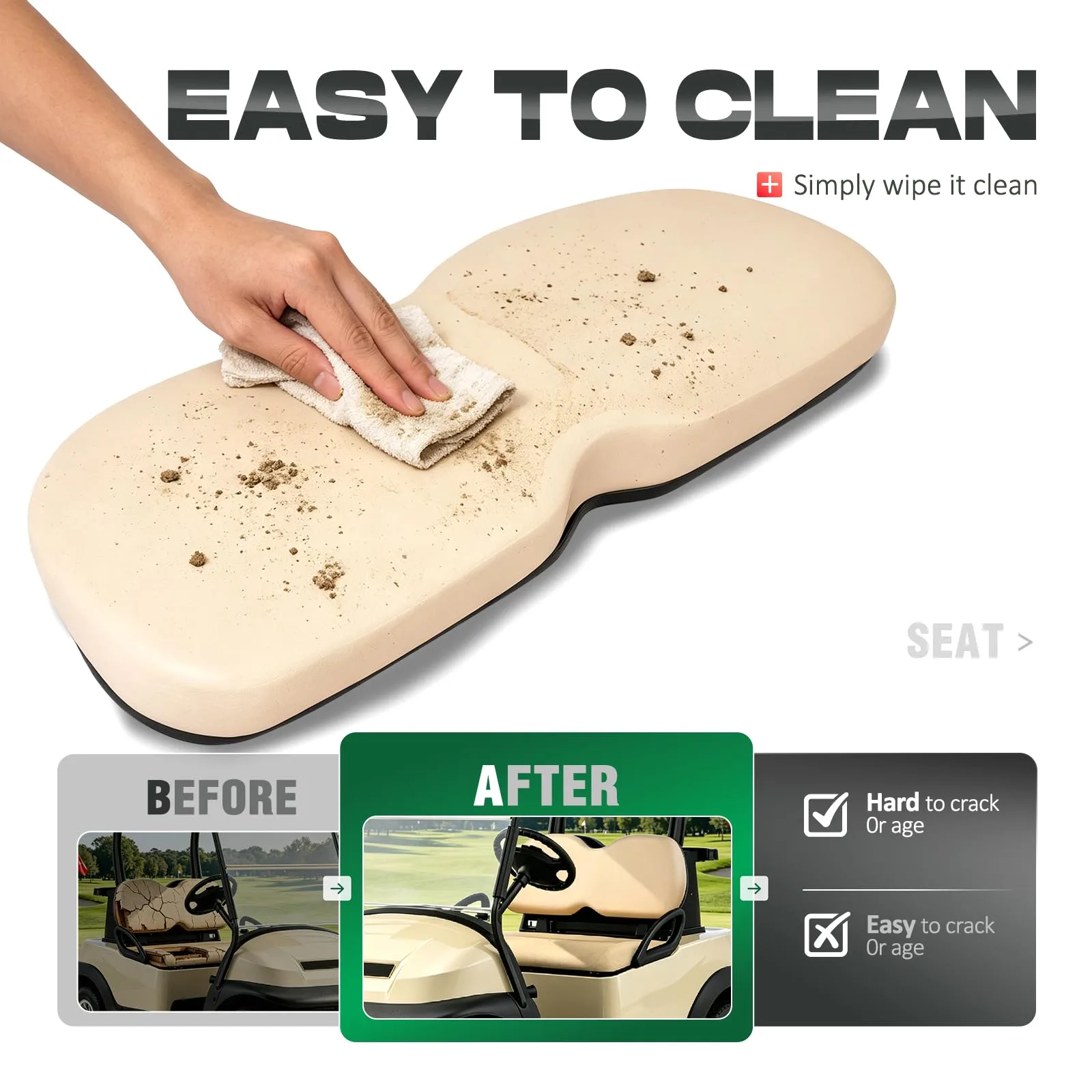 ALMULOO Seat Back Cushion for Club Car Precedent AI-1183 image 4