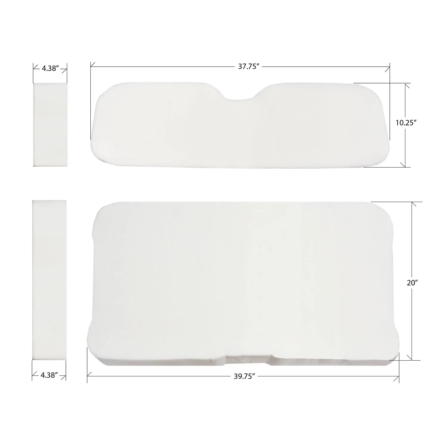 Golf Ball Divers Foam Inserts for E-Z-GO RXV Seats image 2