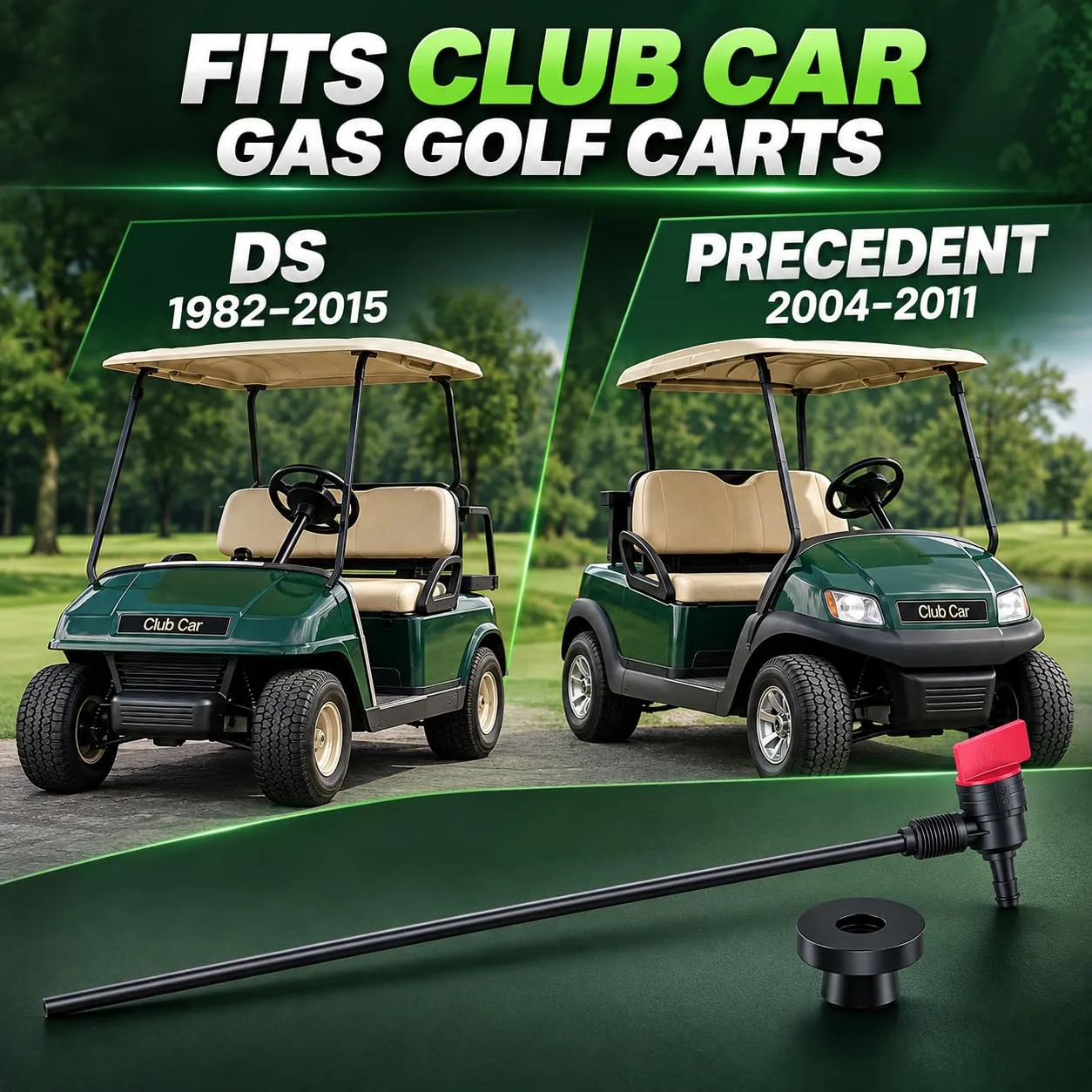 LY 5KYSON Fuel Pickup Tube for Club Car DS & Precedent image 2