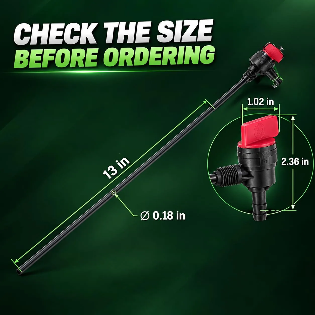 LY 5KYSON Fuel Pickup Tube for Club Car DS & Precedent image 4