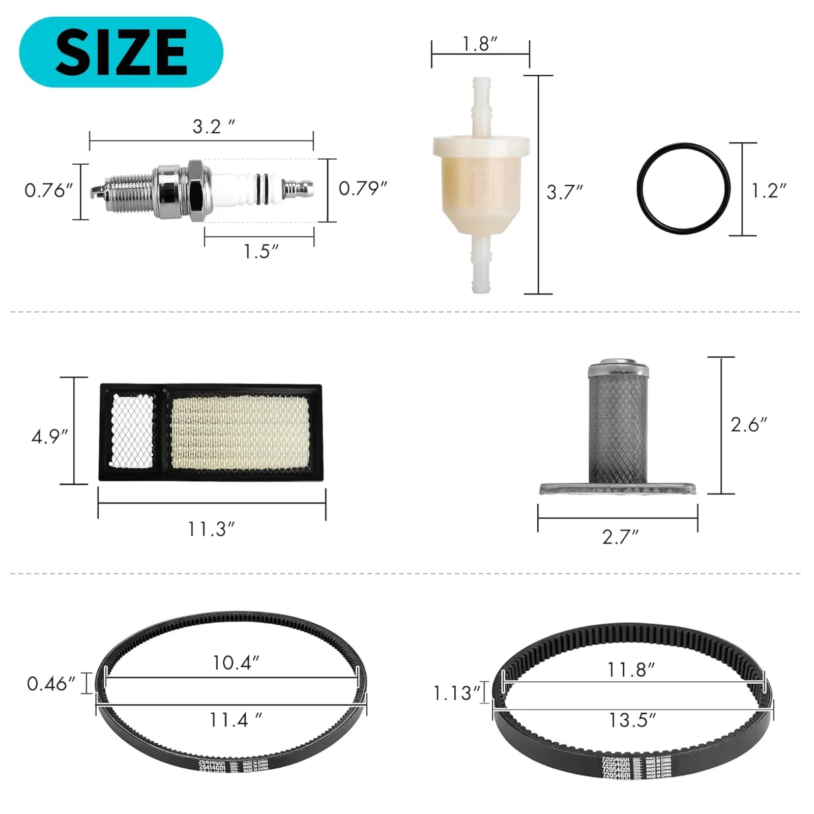 10L0L Tune-Up Kit for E-Z-GO TXT and Medalist 1994-2005 image 2