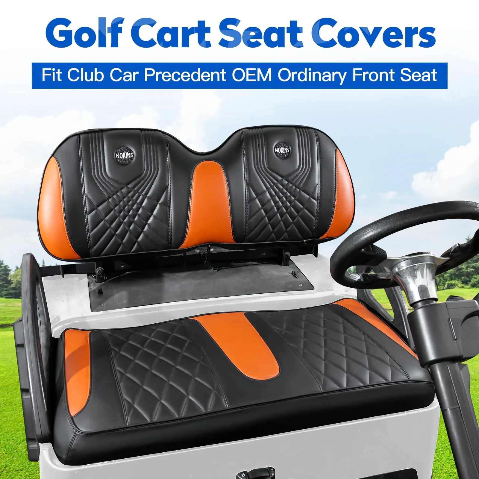 NOKINS Club Car Precedent Front & Rear Seat Covers image 2