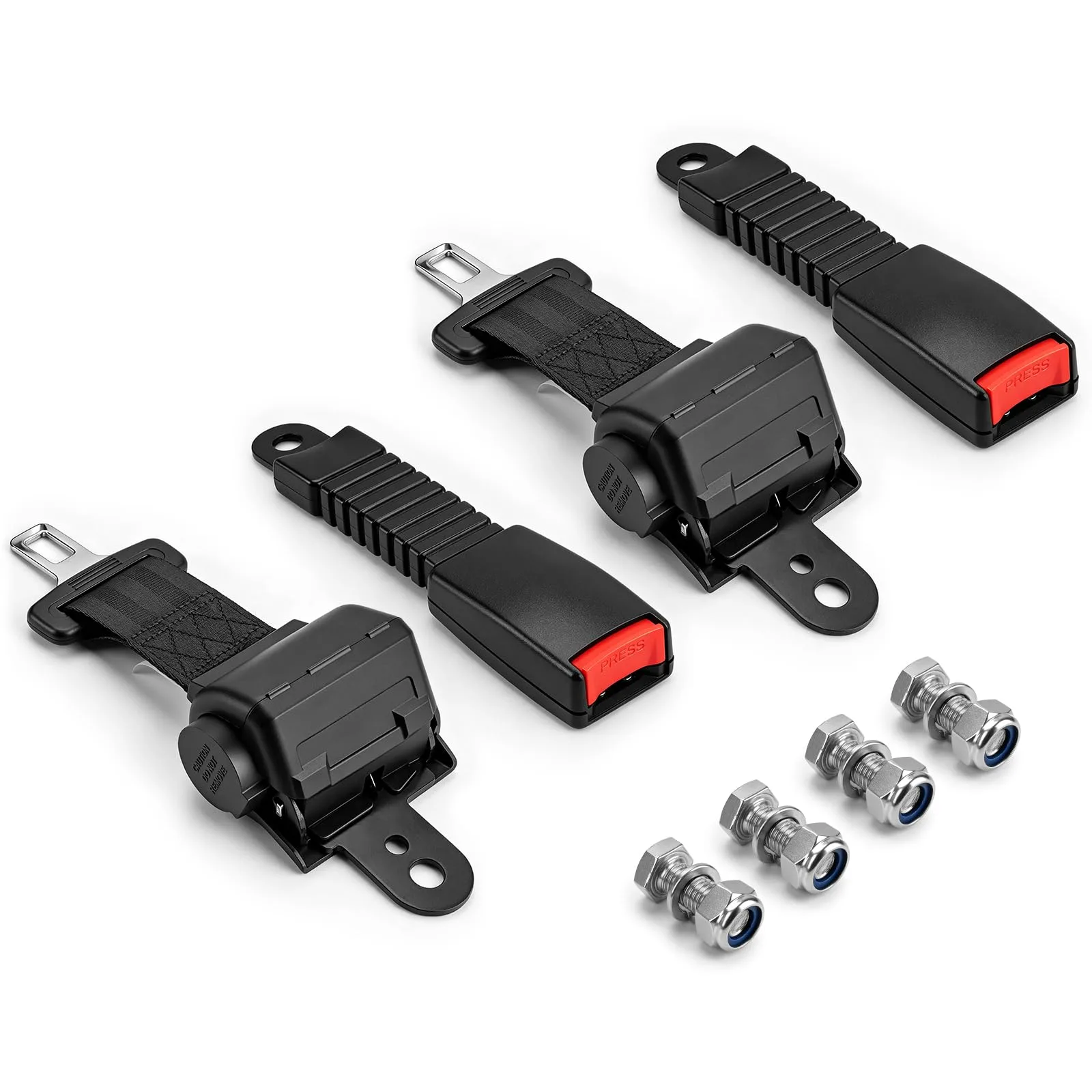 CLUBRALLY Golf Cart Seat Belts for Club Car, E-Z-GO & Yamaha