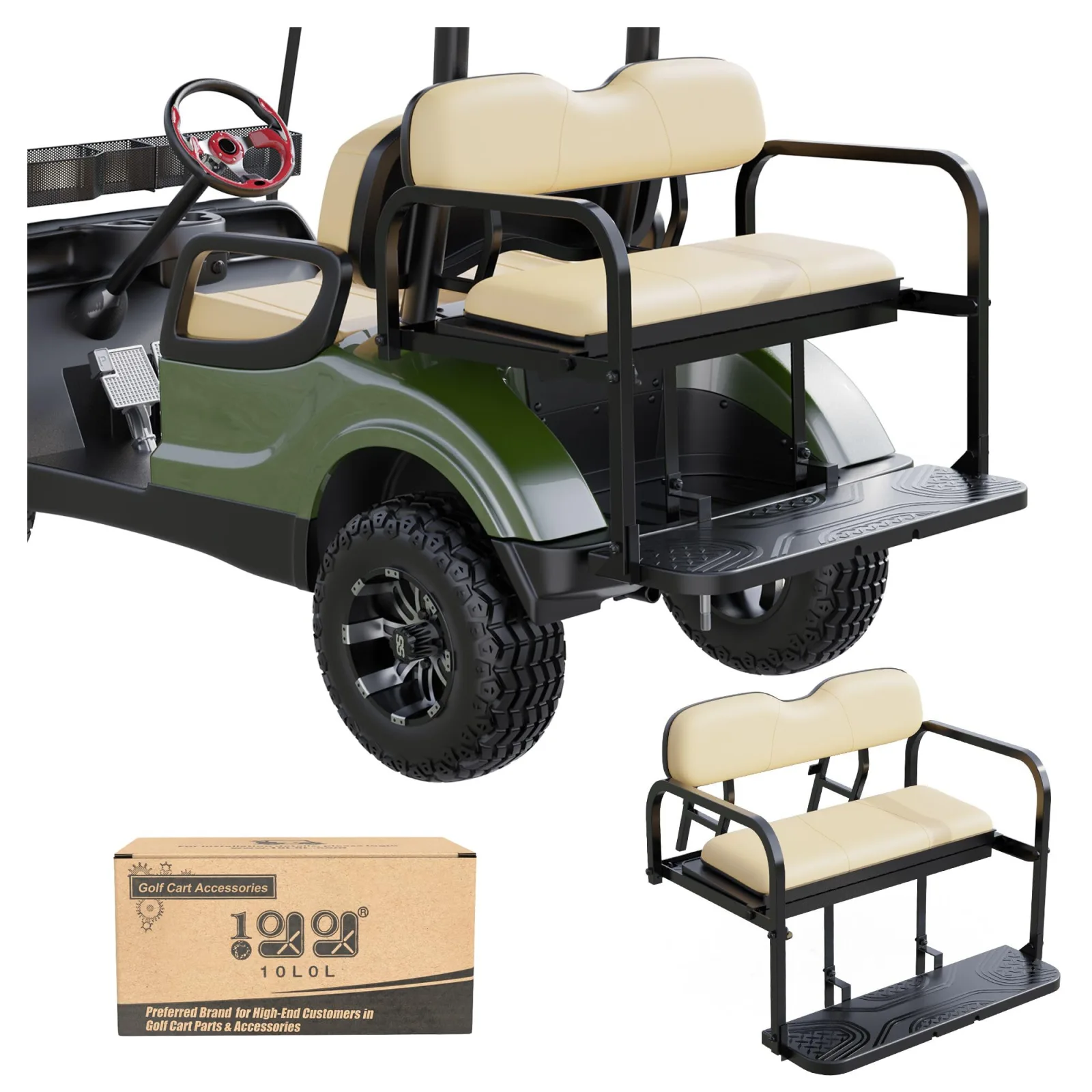 10L0L Rear Flip Seat Kit for Yamaha Drive2 2017-Up