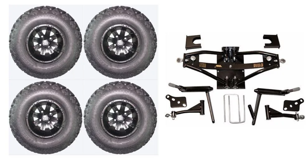 3G 6-Inch Lift Kit with Wheels for Club Car DS 1984-2003