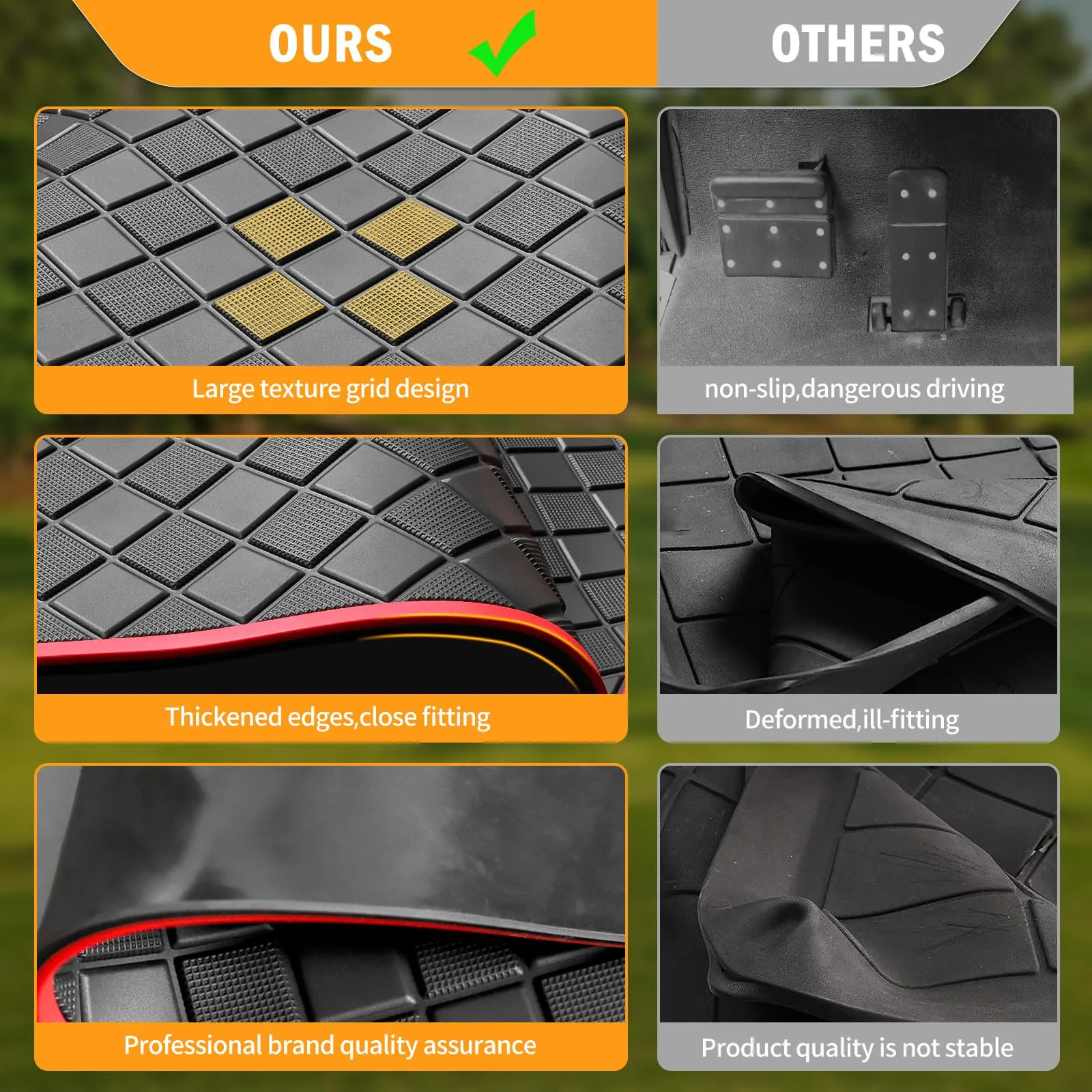 RIZINKART 8mm Floor Mat for E-Z-GO TXT and Express S4 image 3