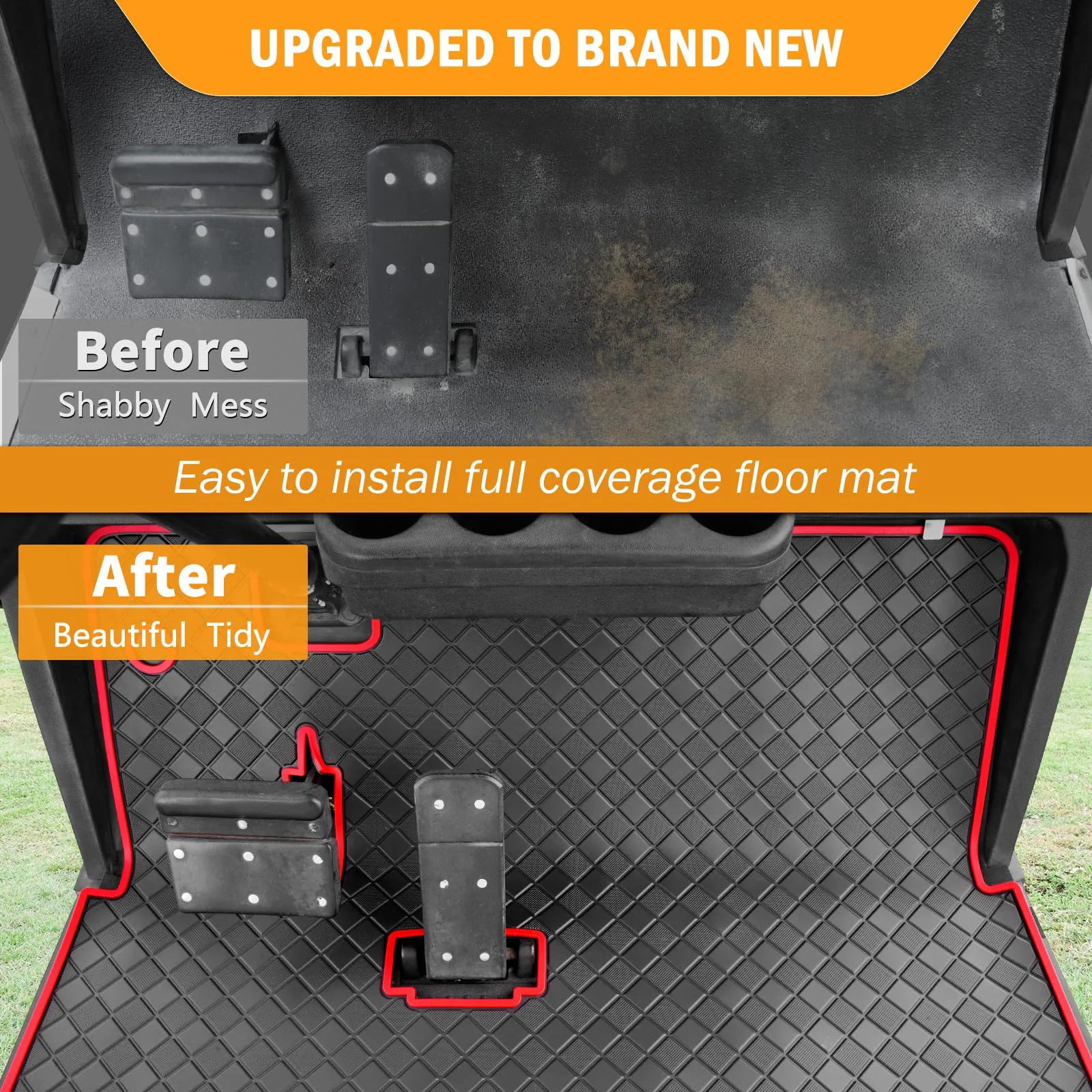 RIZINKART 8mm Floor Mat for E-Z-GO TXT and Express S4 image 4