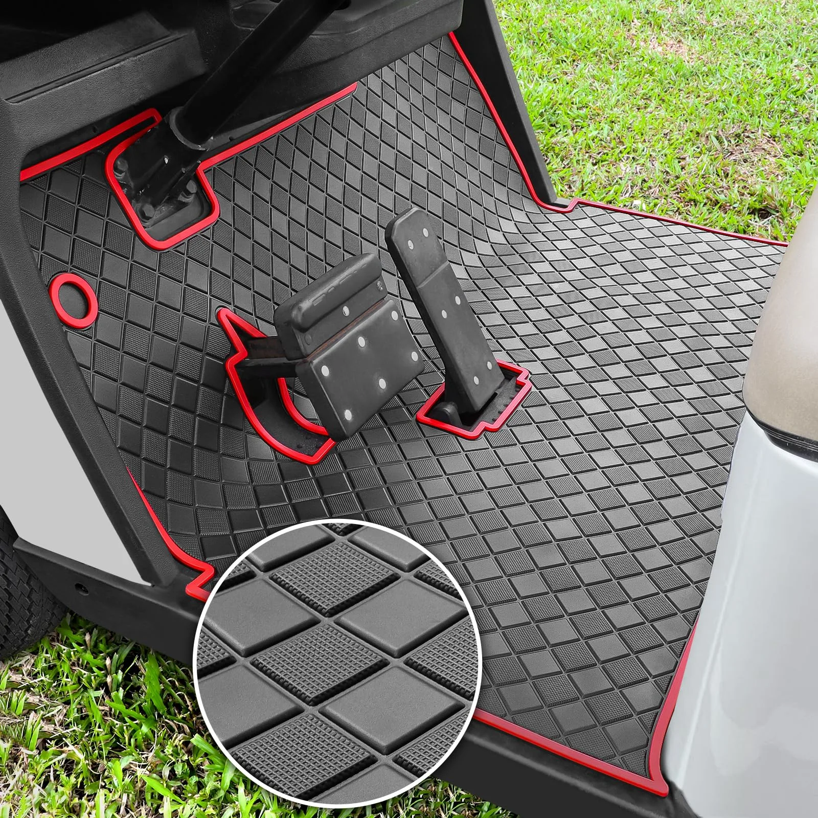 RIZINKART 8mm Floor Mat for E-Z-GO TXT and Express S4
