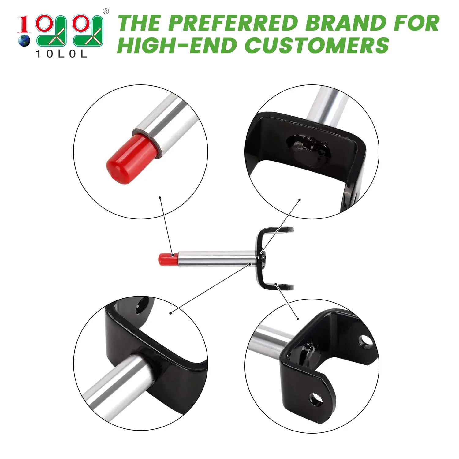 10L0L King Pin Repair Kit for Club Car DS 1981-Up image 2