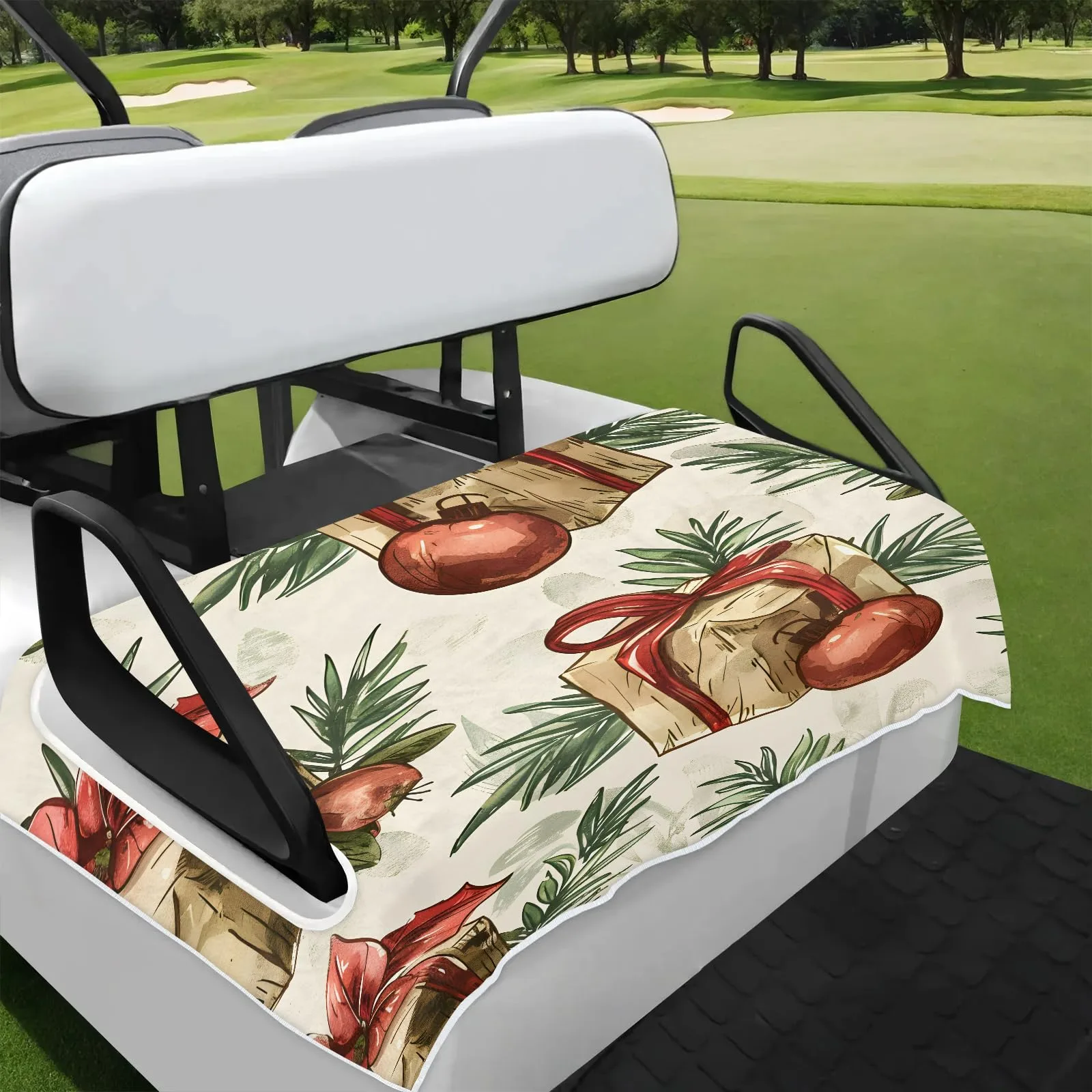 Tiveruda Golf Cart Seat Cover for Double Seats
