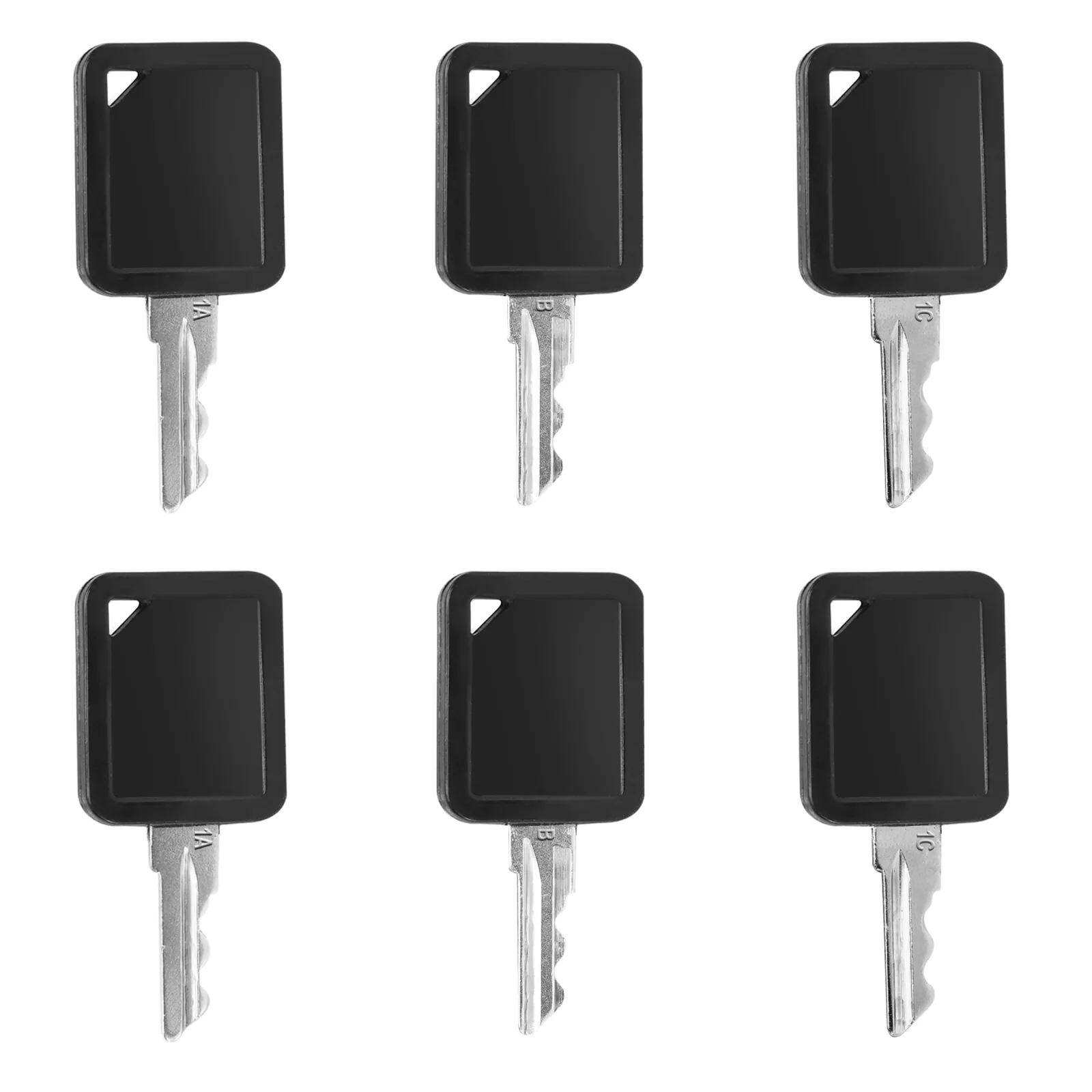 HUTUDAN Club Car Golf Cart Keys, 1A/1B/1C, 6-Pack