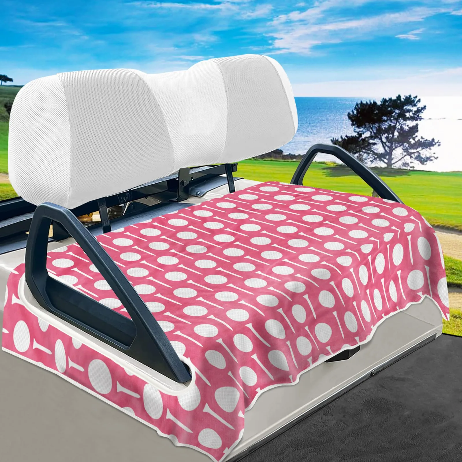 YOKYHOM Golf Cart Seat Cover for E-Z-GO, Club Car & Yamaha