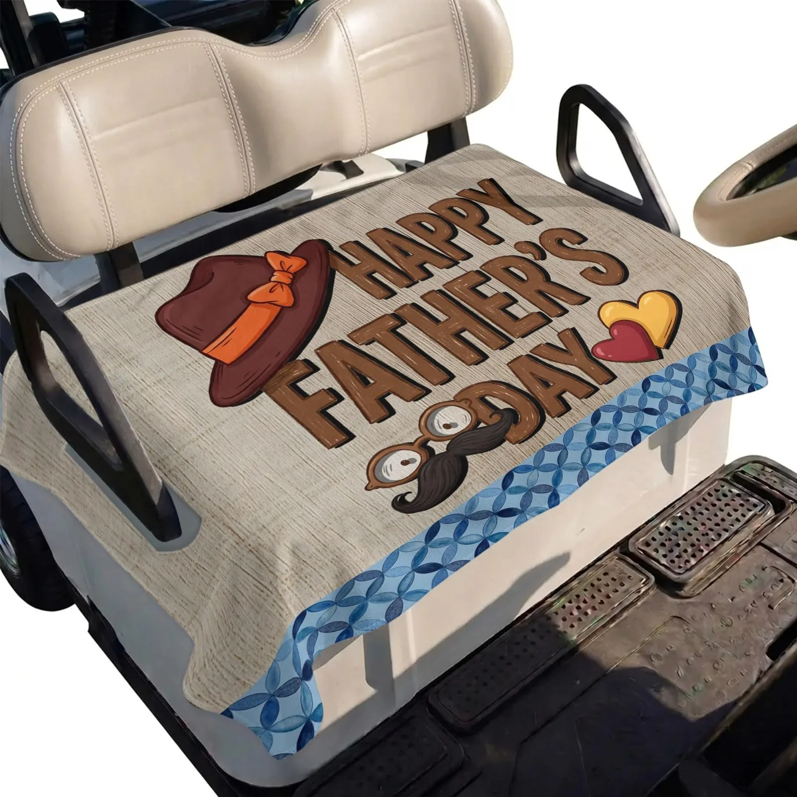 DecorLovee Golf Cart Seat Cover, 51 x 31 in