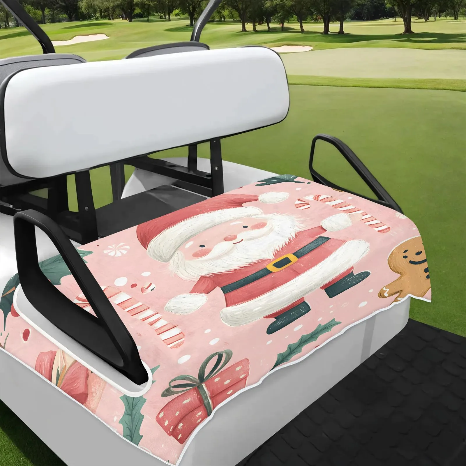 Tiveruda Golf Cart Seat Cover for Double Seats, 51 x 31 in