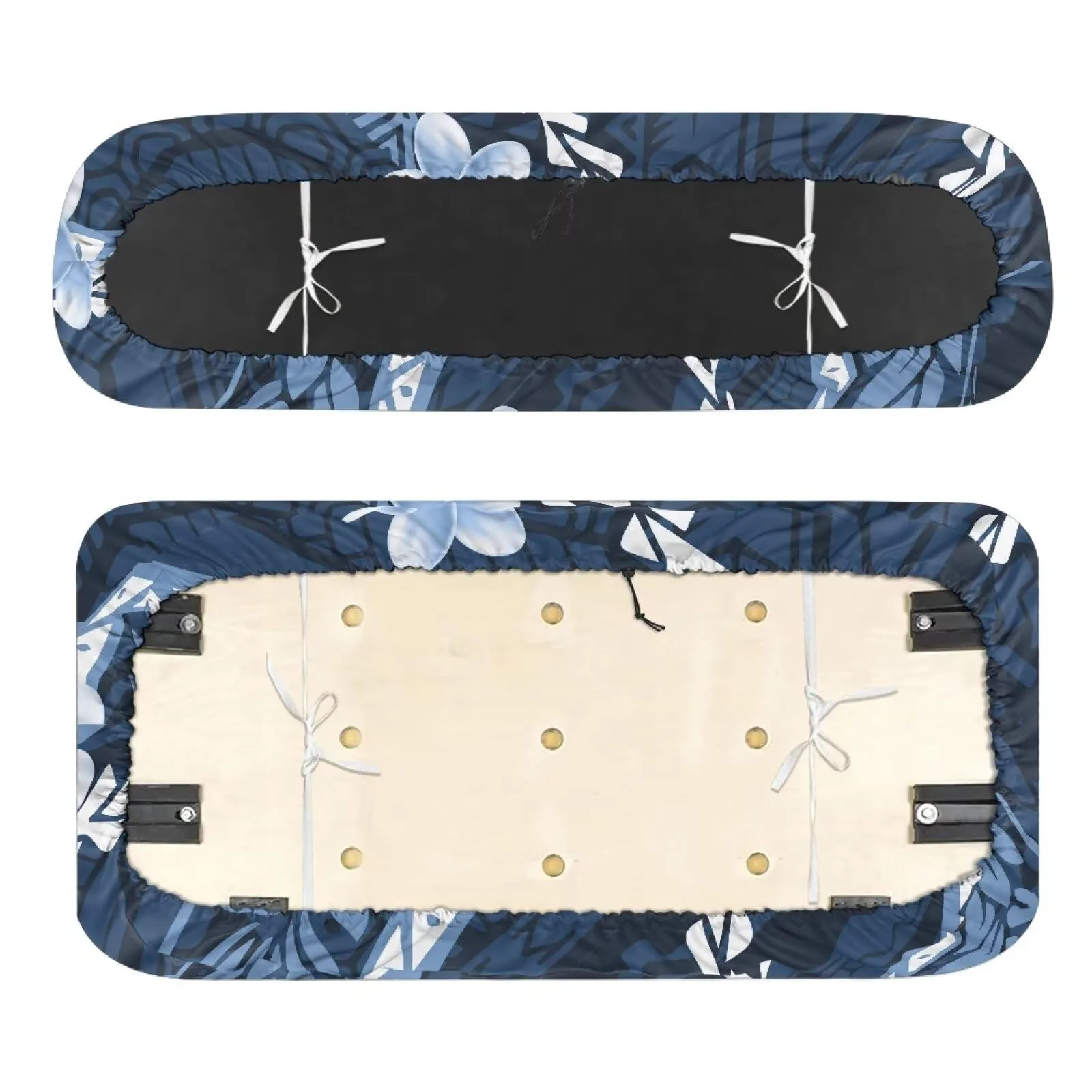 Quidrwyo Boho Floral Golf Cart Seat Covers for Club Car image 2