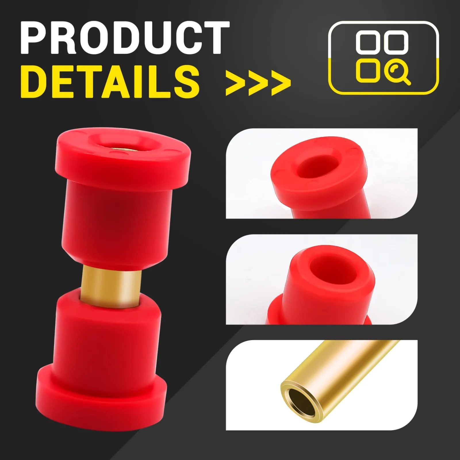 DRIVE UP Club Car DS Front Leaf Spring Bushing Kit image 2