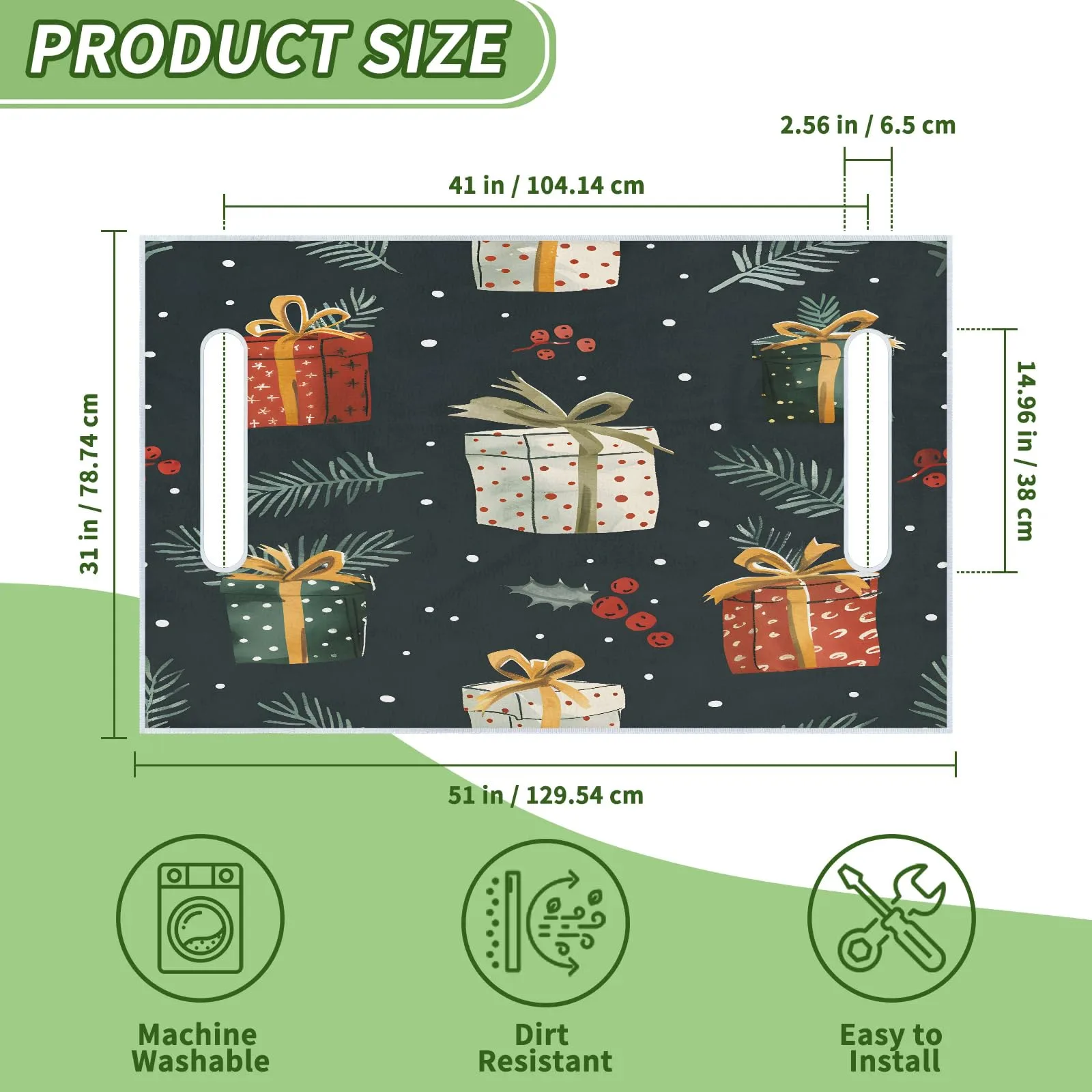 Tiveruda Golf Cart Seat Cover for Double Seats image 2