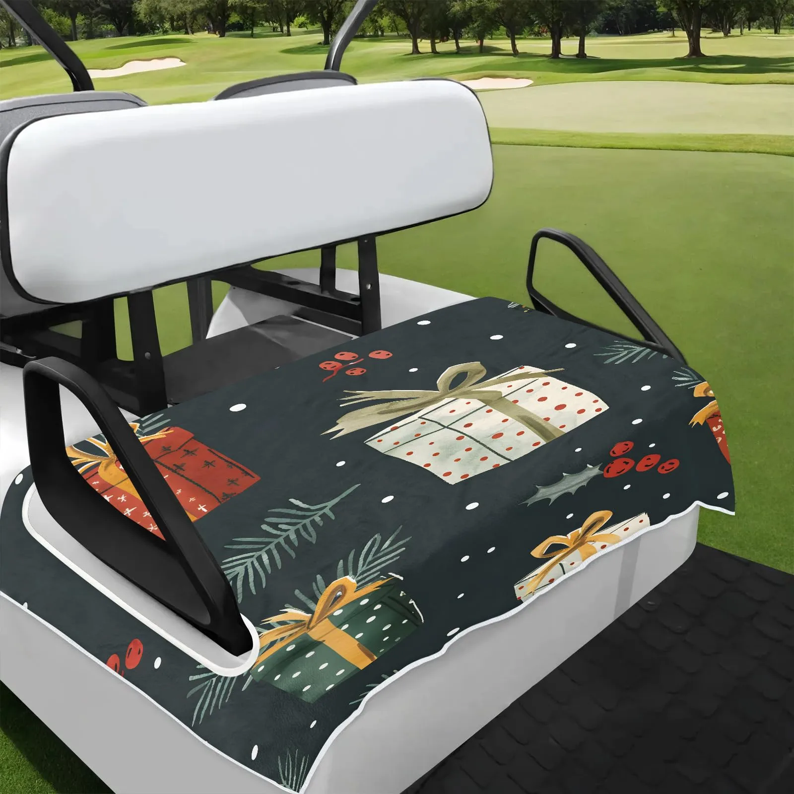 Tiveruda Golf Cart Seat Cover for Double Seats
