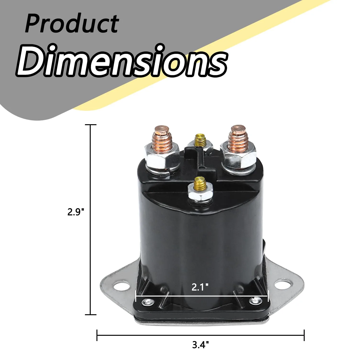 HNeekyr 12V Solenoid for Club Car DS and Precedent image 2