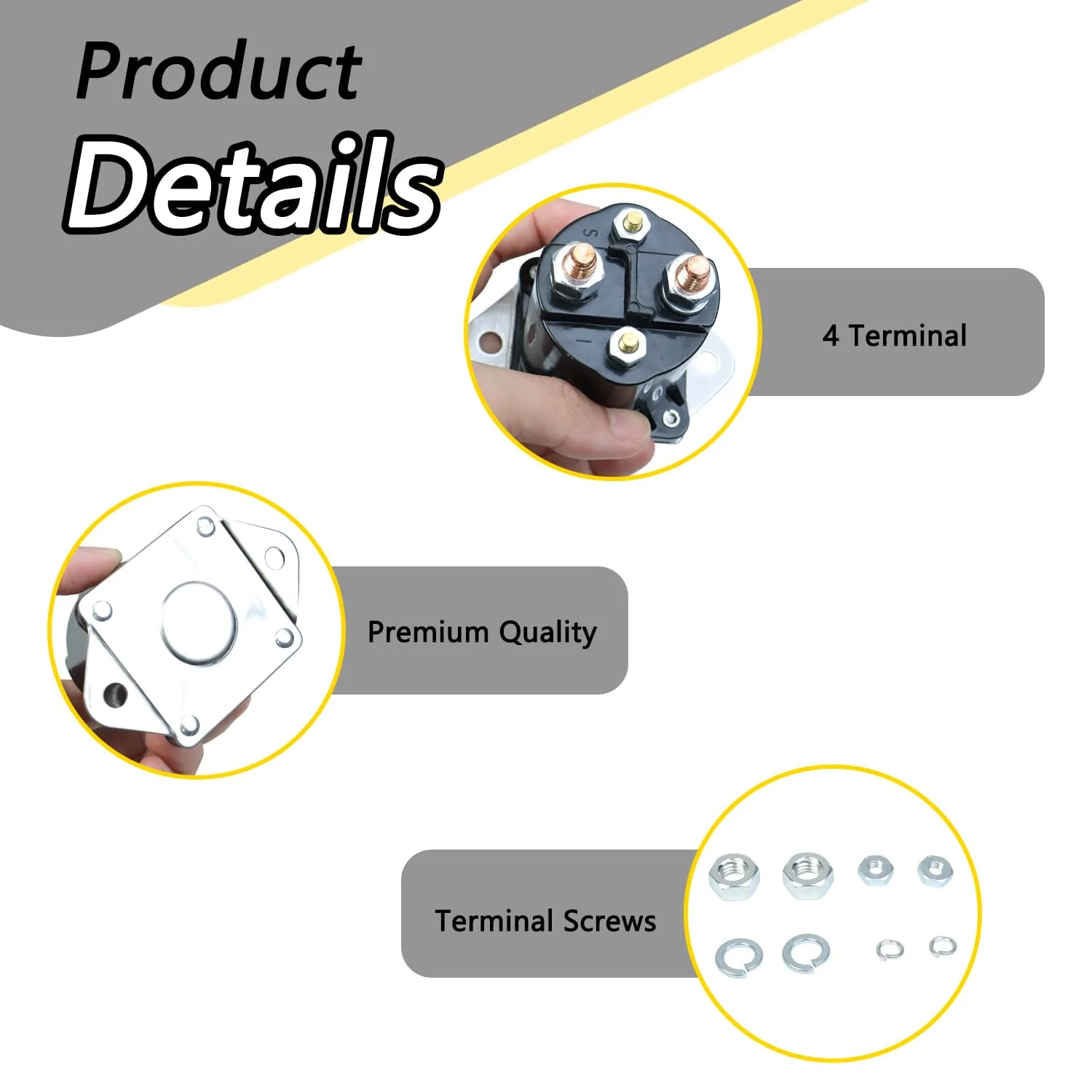 HNeekyr 12V Solenoid for Club Car DS and Precedent image 3