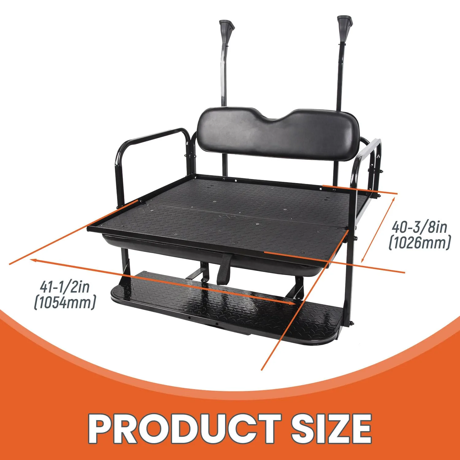 KUAFU GO-428 Rear Seat Kit for Club Car Golf Carts image 3