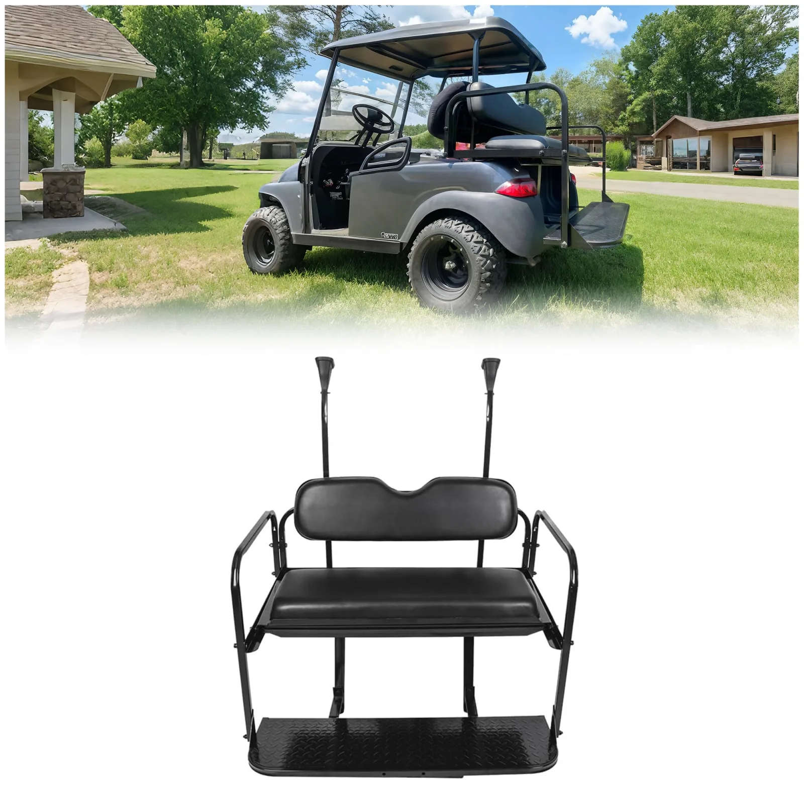 KUAFU GO-428 Rear Seat Kit for Club Car Golf Carts