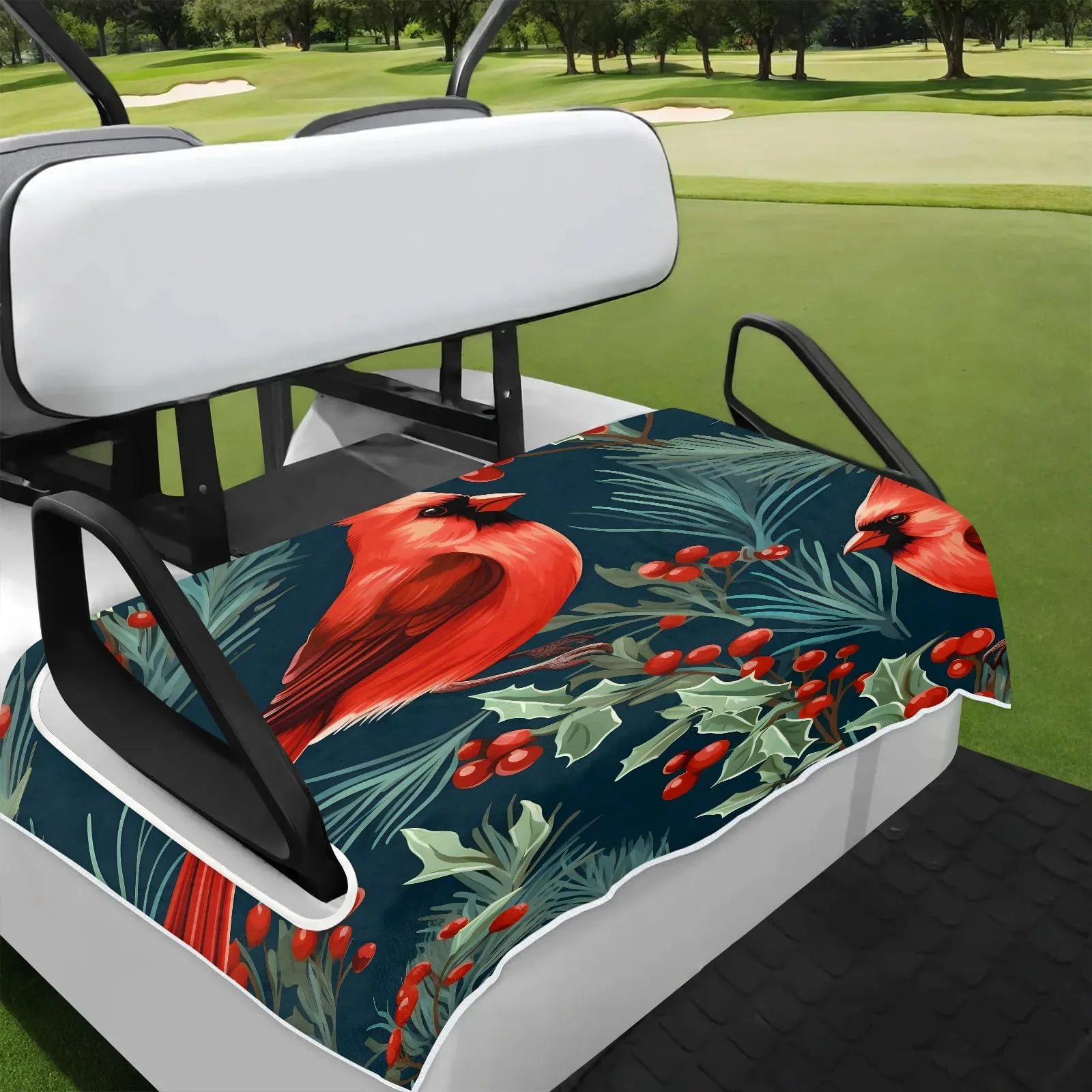Tiveruda Golf Cart Seat Cover for Double Seats