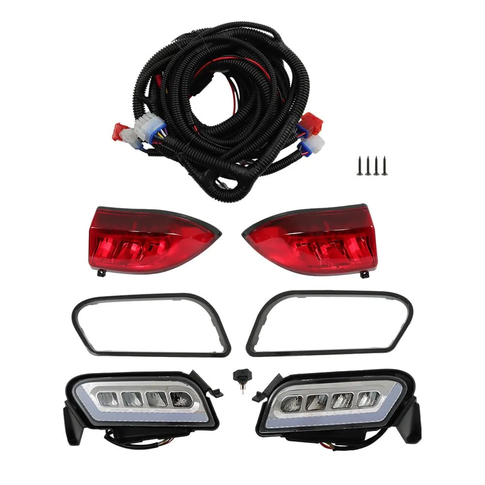 Club Car Tempo LED Headlight & Tail Light Kit 2018-Up