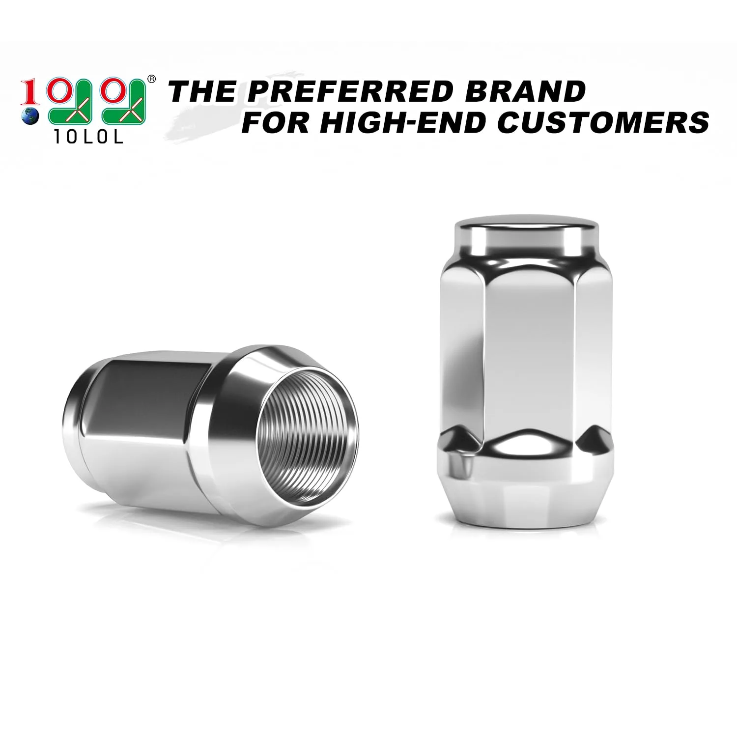 10L0L Golf Cart Wheel Lug Nuts, 1/2-20, Set of 16 image 2