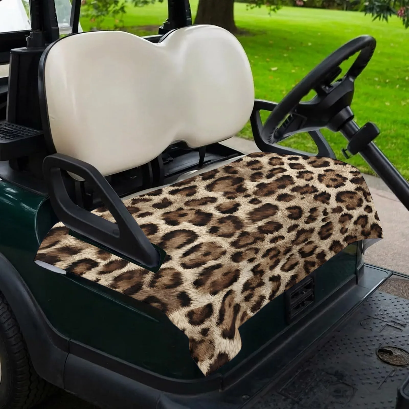 DecorLovee Leopard Golf Cart Seat Cover, 51 x 31 Inch image 2