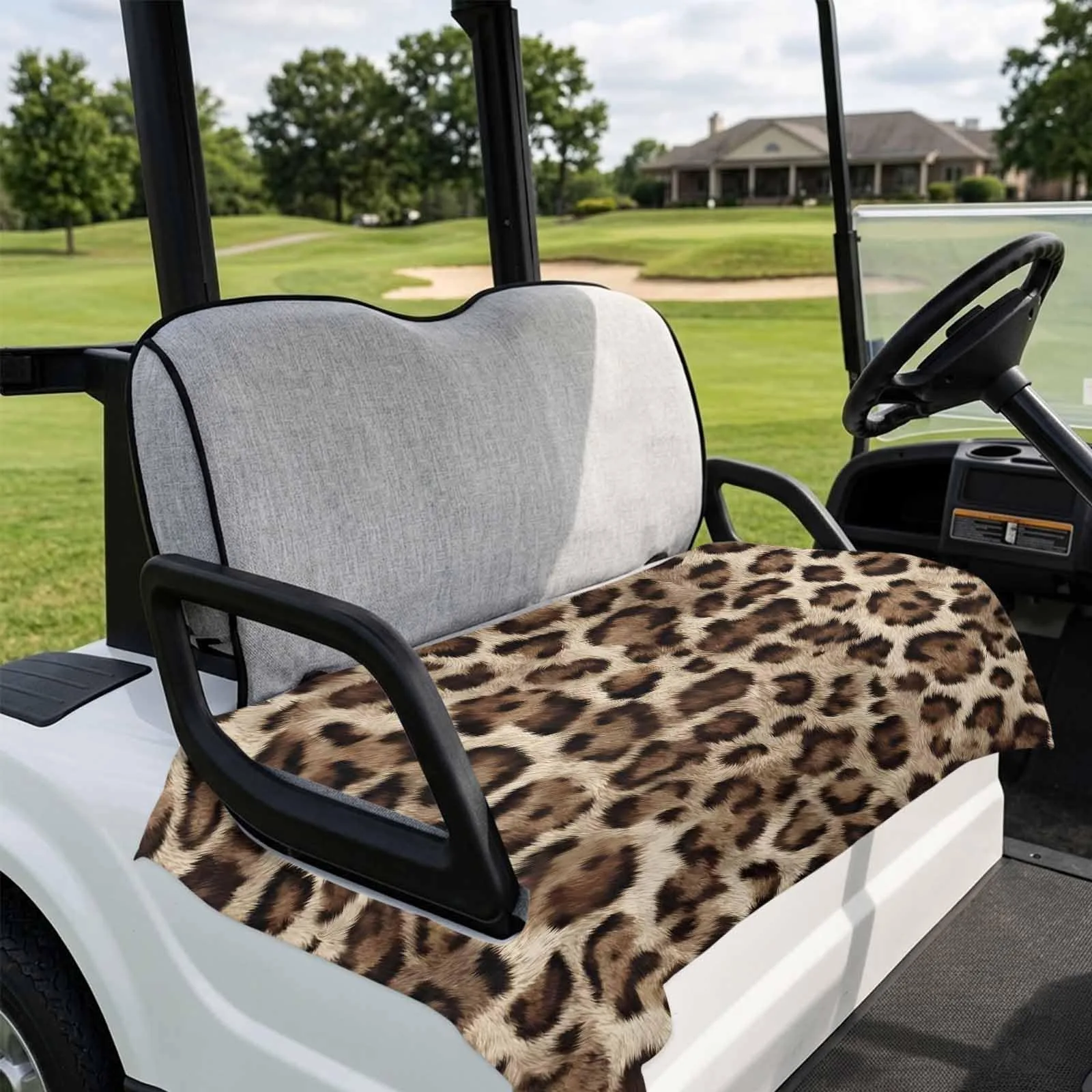 DecorLovee Leopard Golf Cart Seat Cover, 51 x 31 Inch image 4