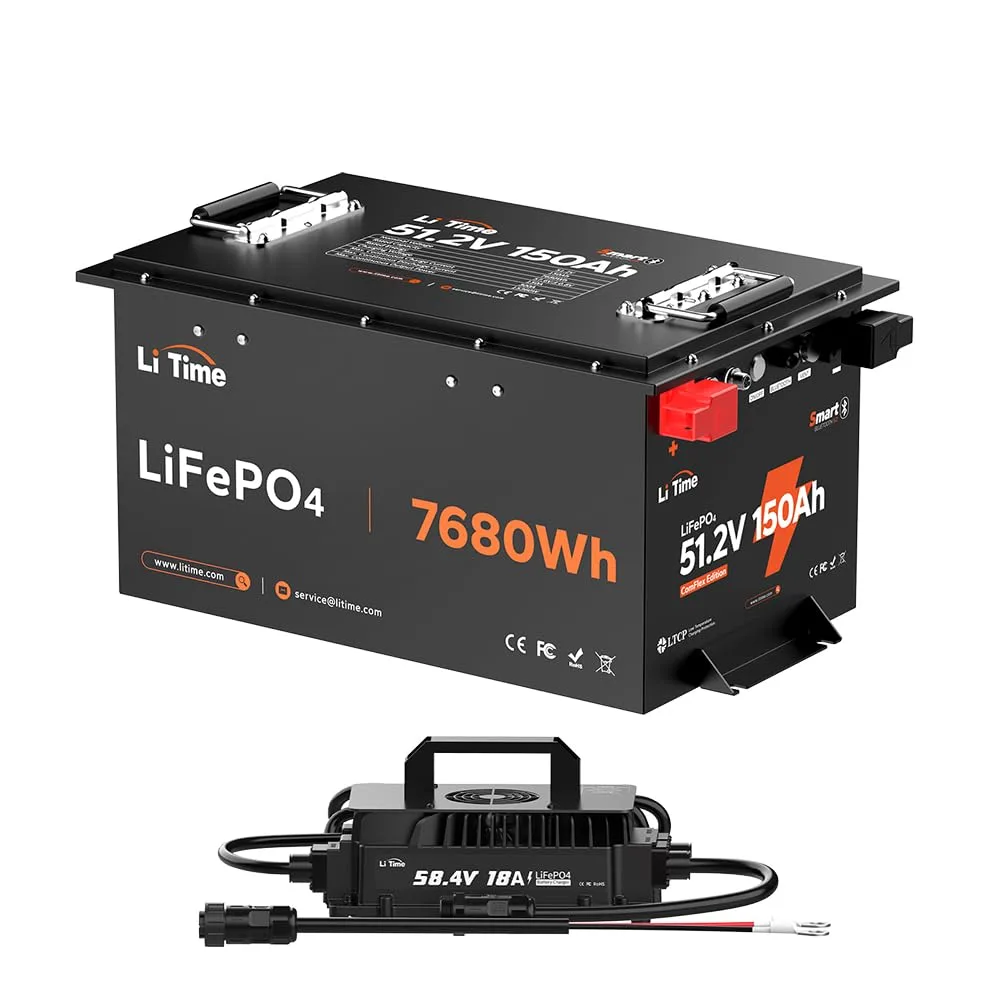 LiTime 48V 150Ah Golf Cart Lithium Battery Kit