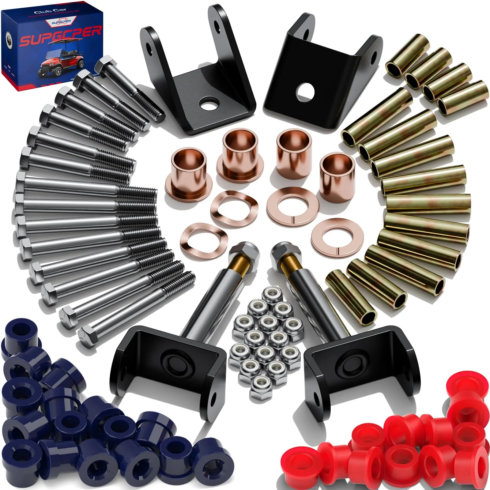 SUPGCPER Club Car DS Front and Rear Bushing Kit