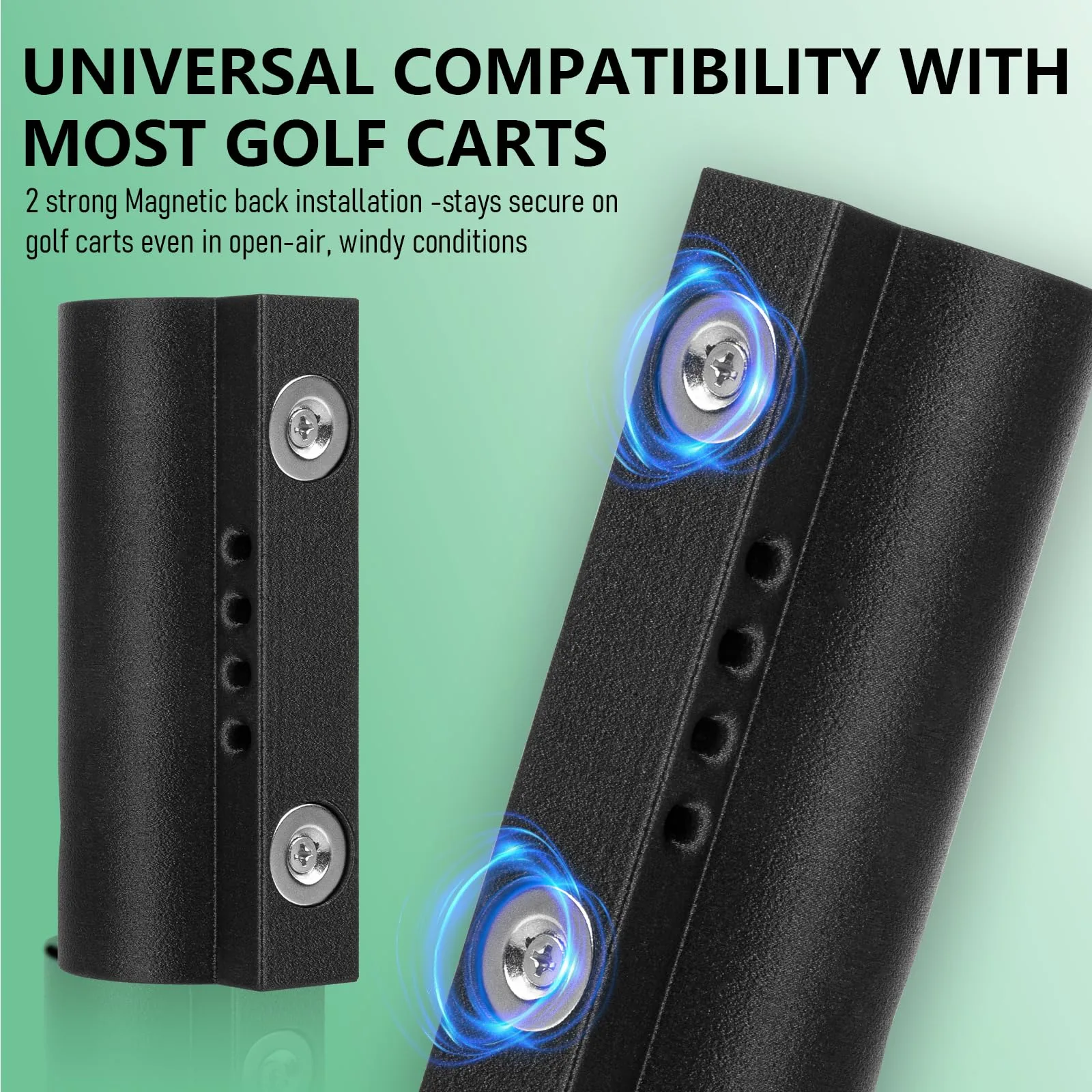 3-in-1 Magnetic Golf Cart Ball and Tee Holder image 3