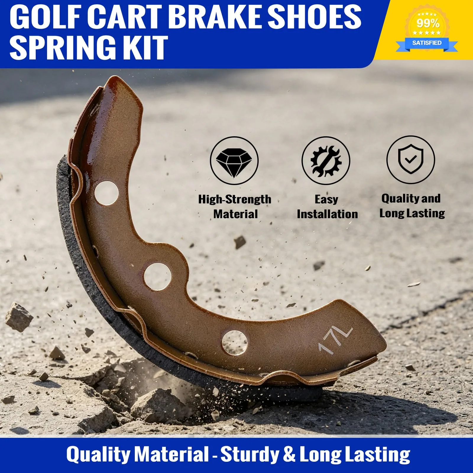 Roykaw Brake Shoes & Springs Kit – 1018232-01 / 1018163-01 image 2