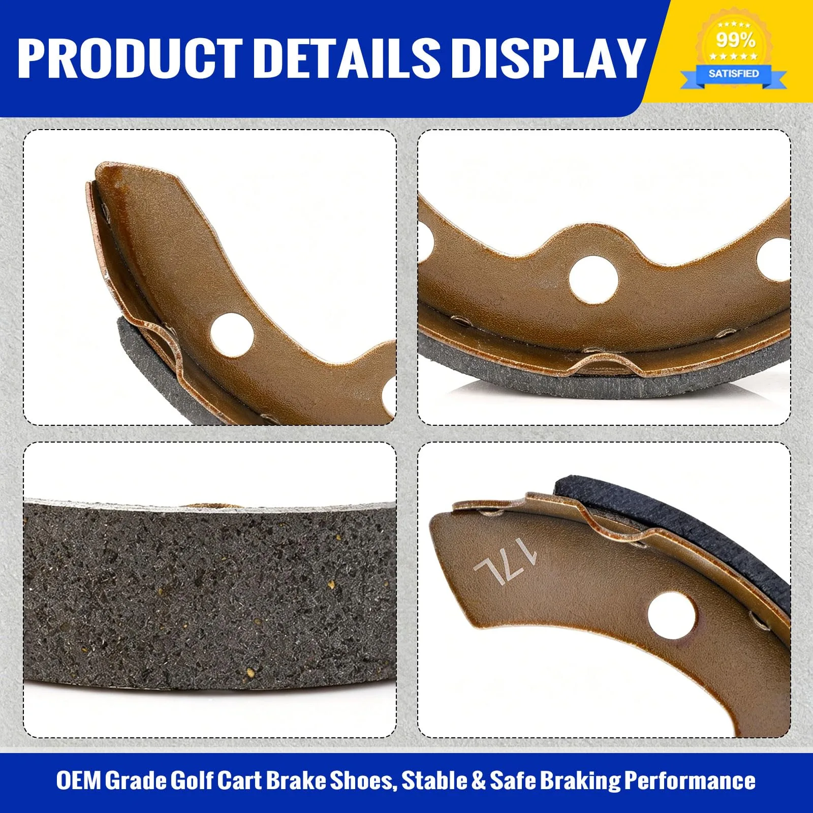 Roykaw Brake Shoes & Springs Kit – 1018232-01 / 1018163-01 image 3