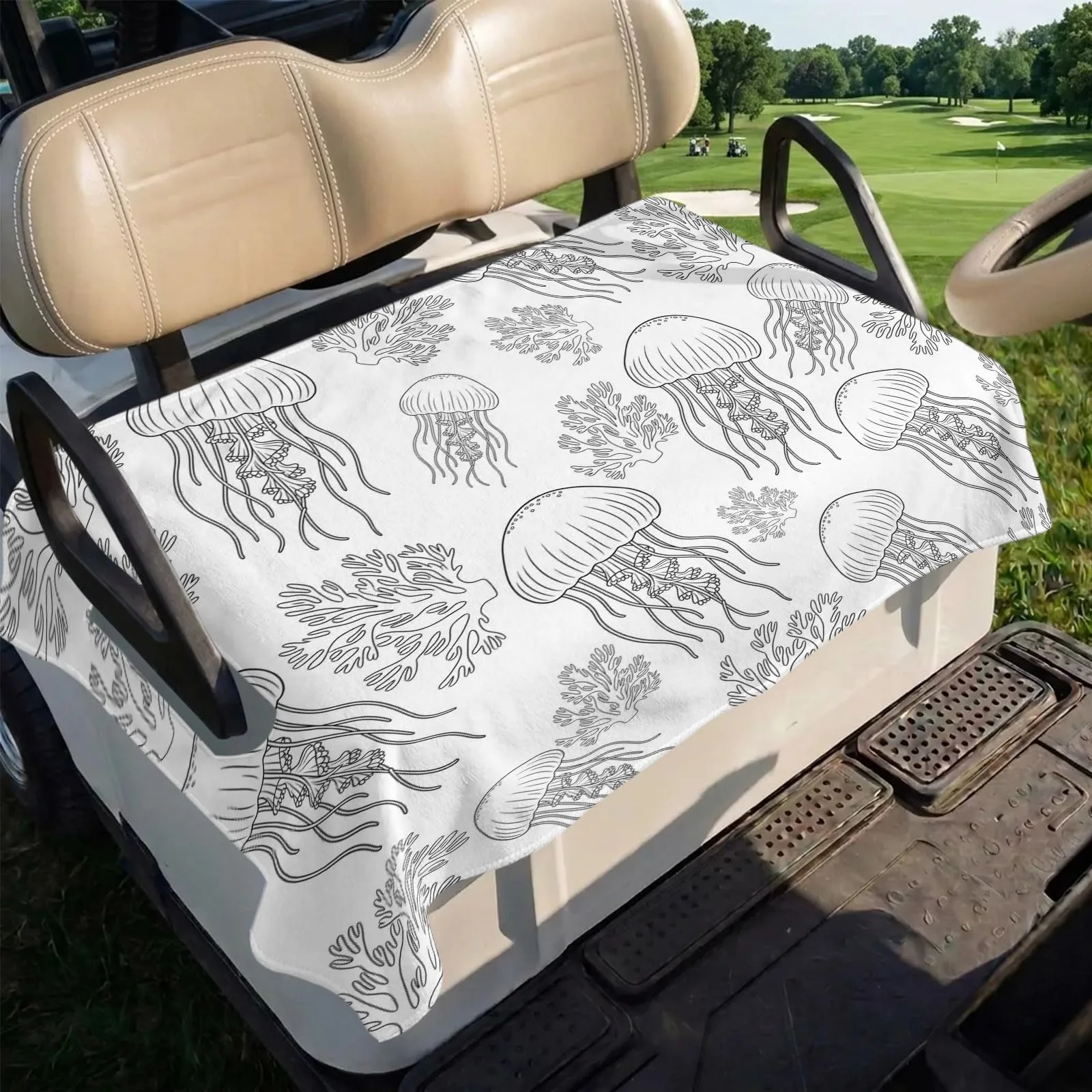 Trosturdspn Golf Cart Seat Towel Blanket 51 x 31 in. image 4