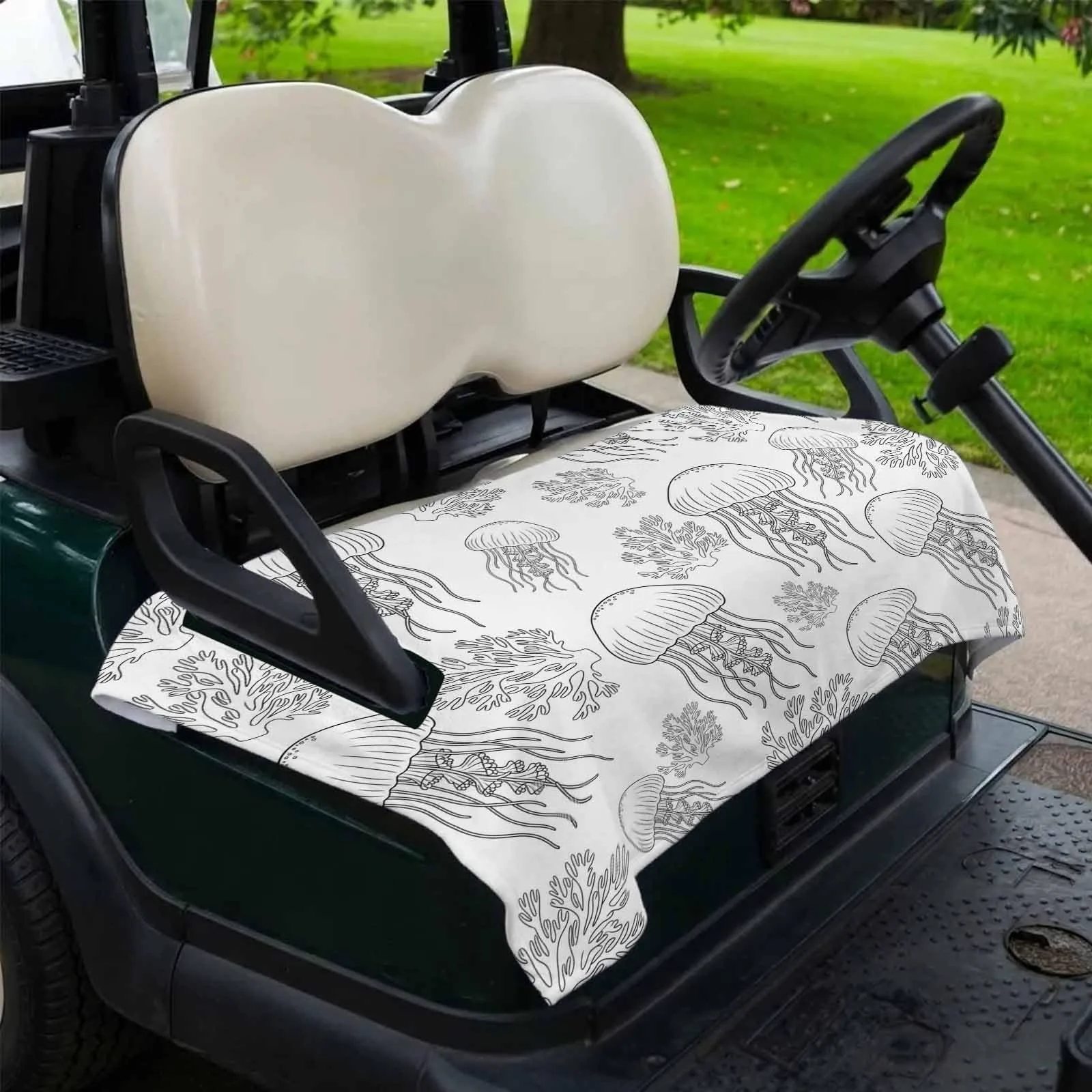Trosturdspn Golf Cart Seat Towel Blanket 51 x 31 in.