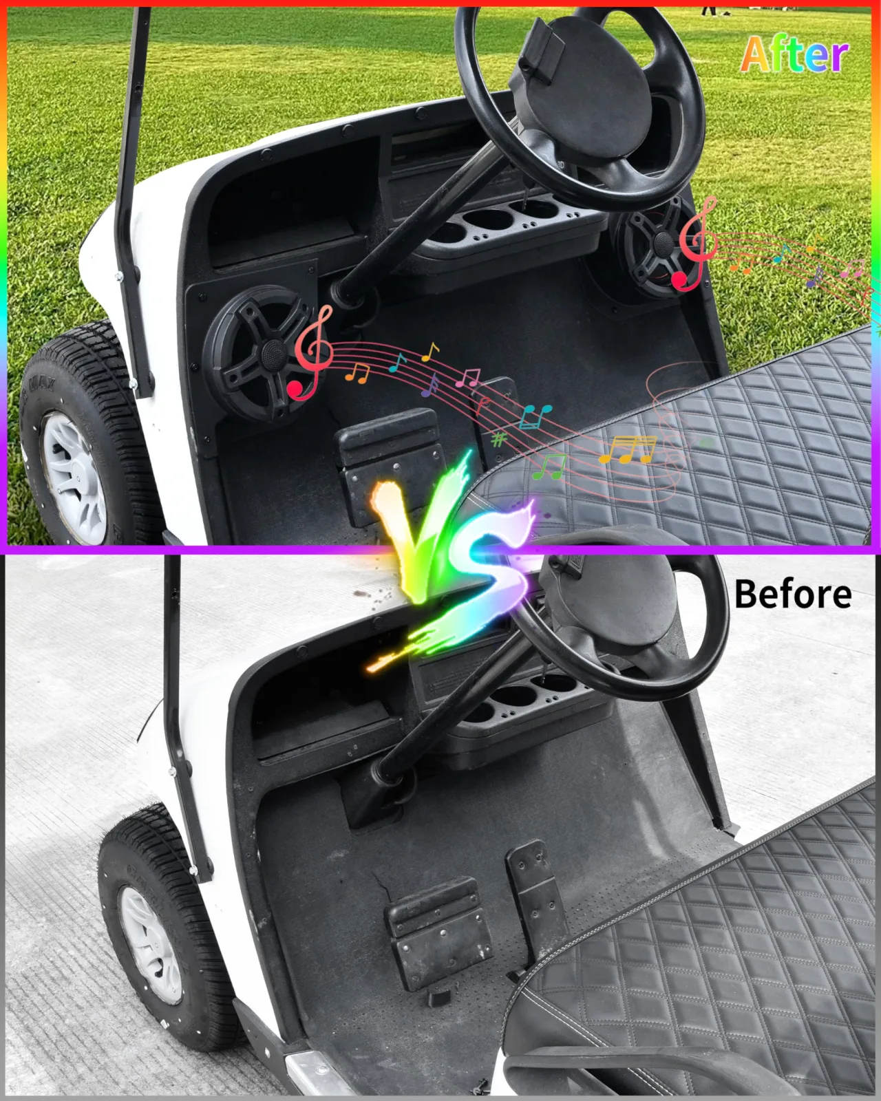 LDETXY 6.5-Inch Speaker Pods for E-Z-GO TXT image 3