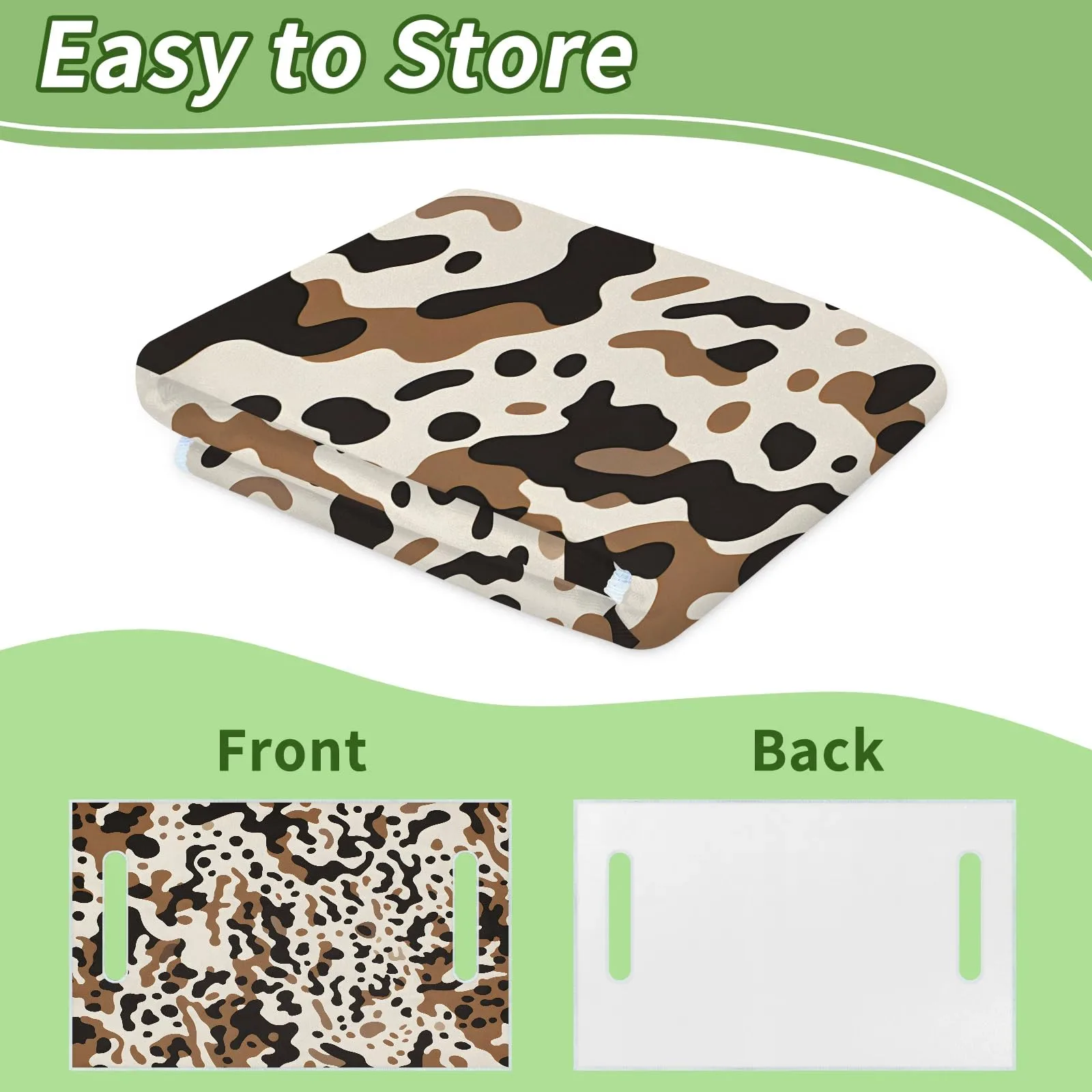Tiveruda Camouflage Golf Cart Seat Cover for Double Seats image 4