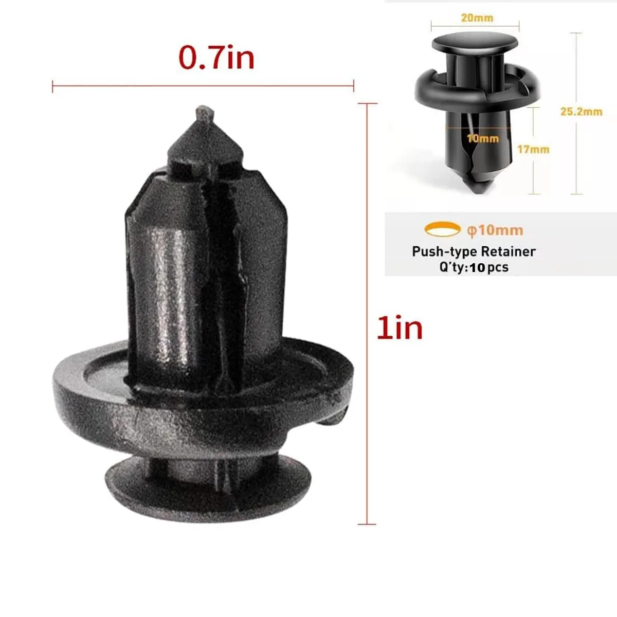 ScaAuto Yamaha Golf Cart Floor Mat Push Fasteners image 4