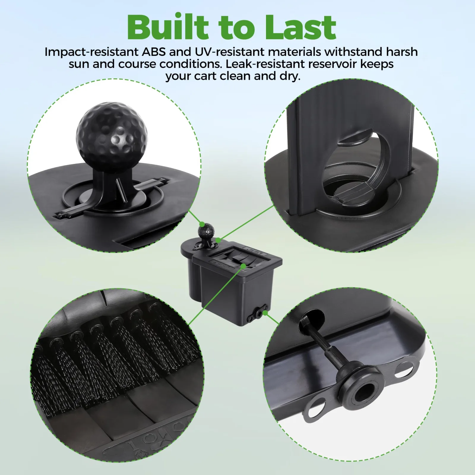 10L0L Golf Cart Ball Washer and Club Cleaner image 4