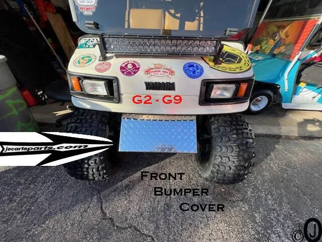J & O Yamaha G2-G9 Aluminum Diamond Plate Bumper Cover image 2
