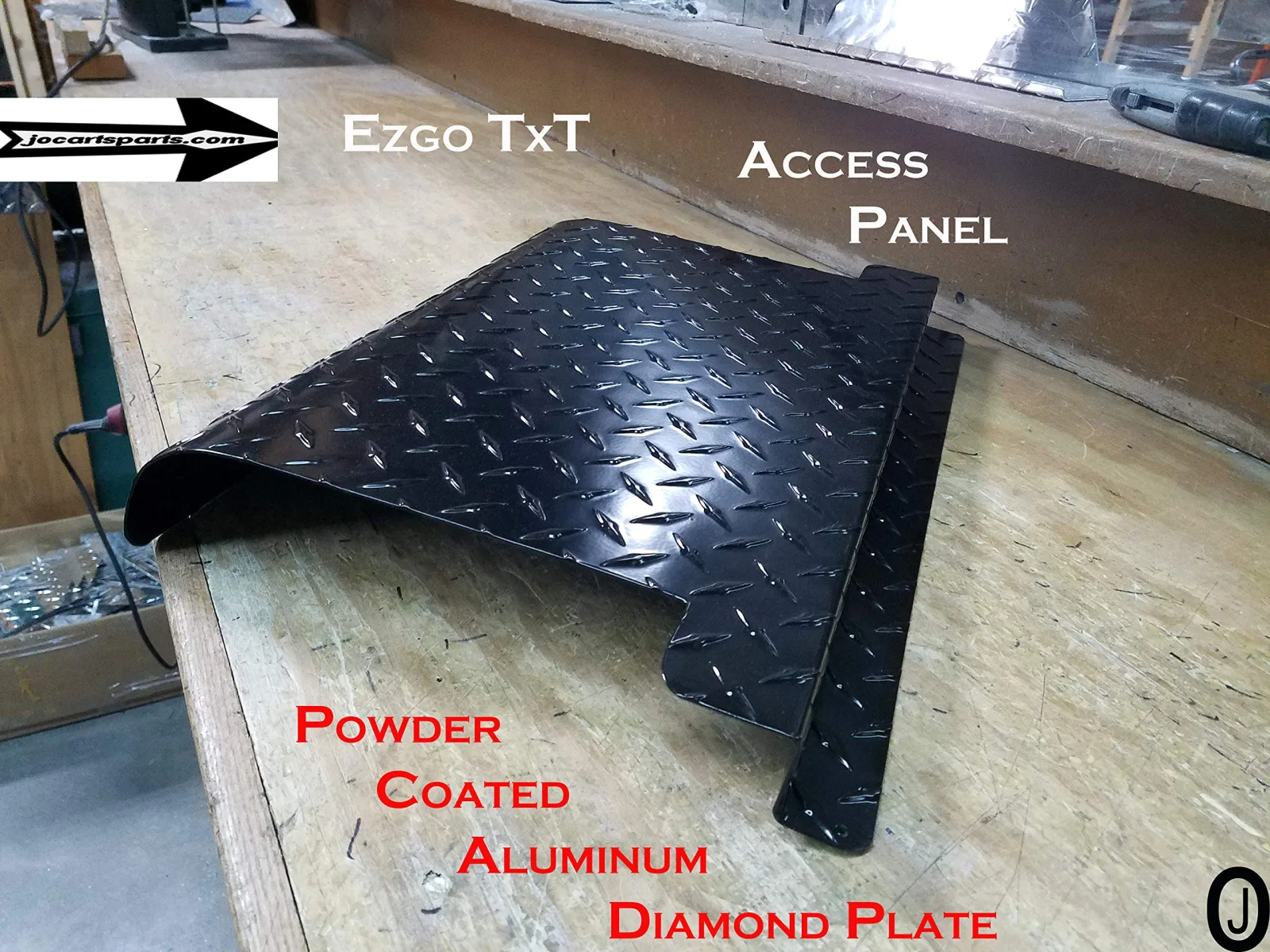 J & O Carts Parts EZGO TXT Diamond Plate Access Panel image 4