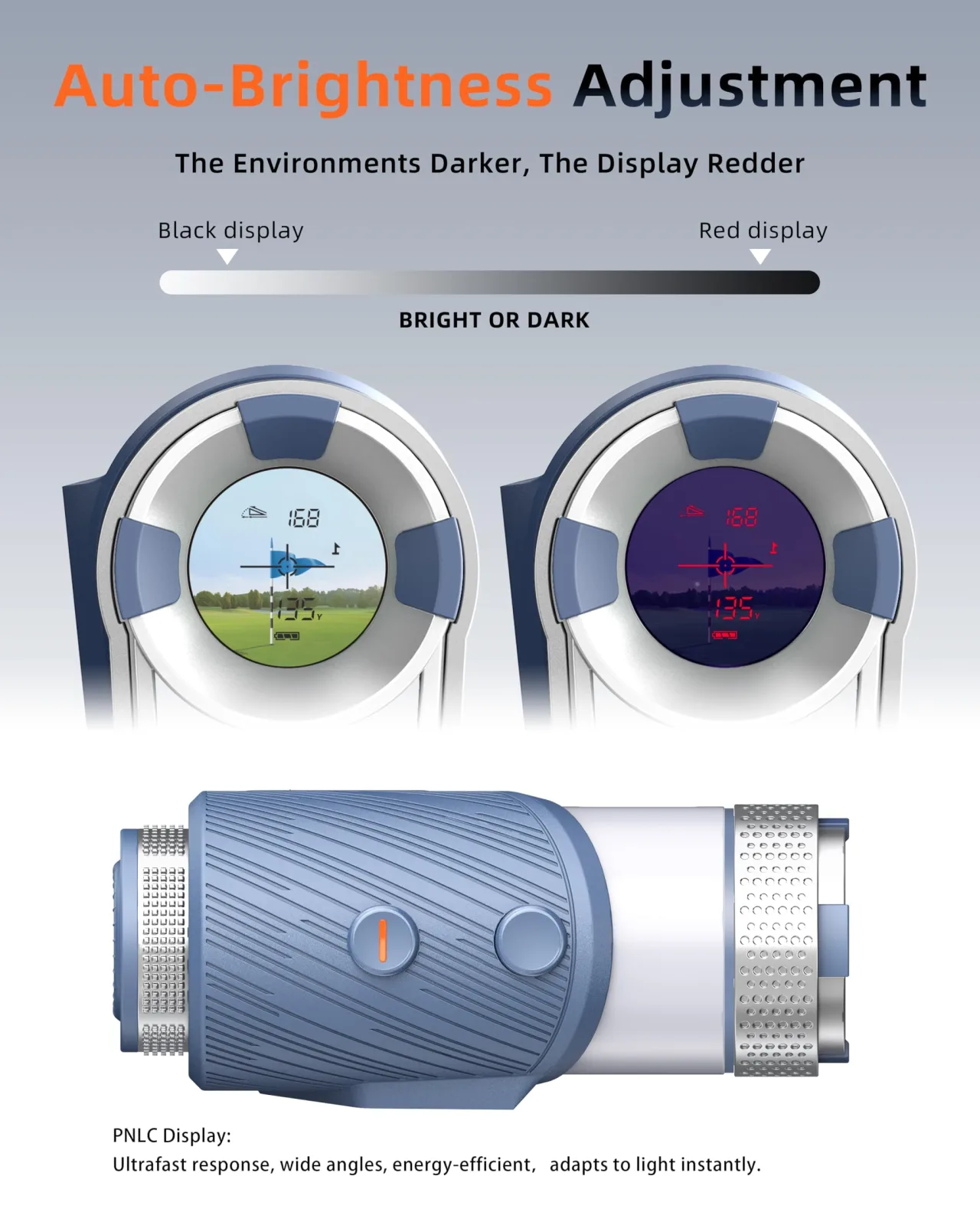 Dormie T100 PRO Golf Rangefinder with Slope, 6x Magnification, 800 yd image 3