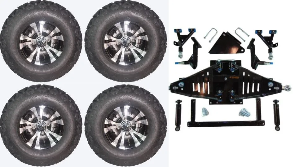 3G 6-Inch Lift Kit with 22x11-10 Wheels for Yamaha Drive II