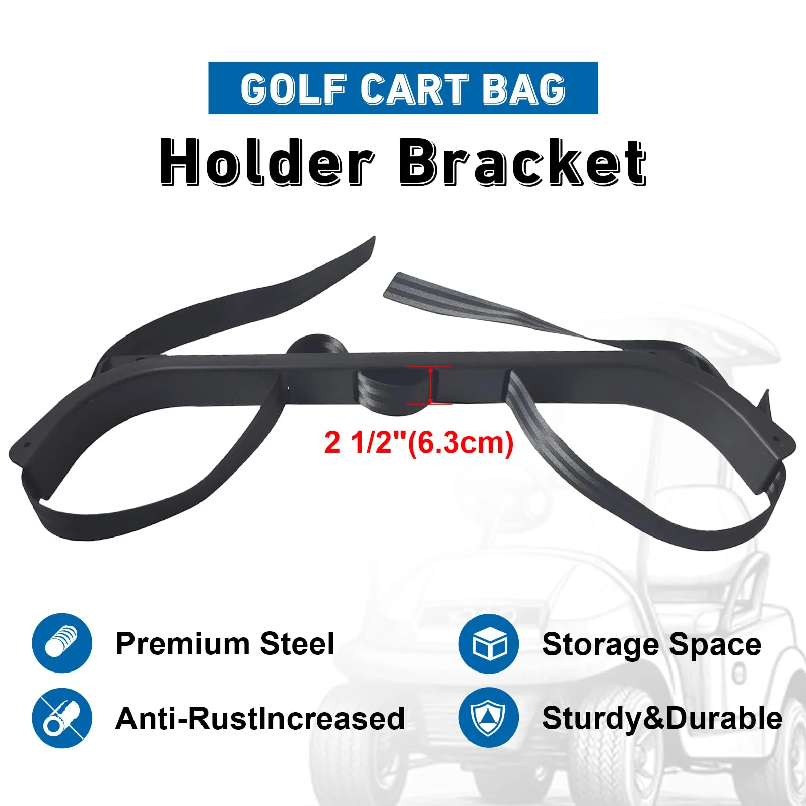 Supermotorparts Rear Seat Golf Bag Holder Strap Assembly 71851-G01 image 2
