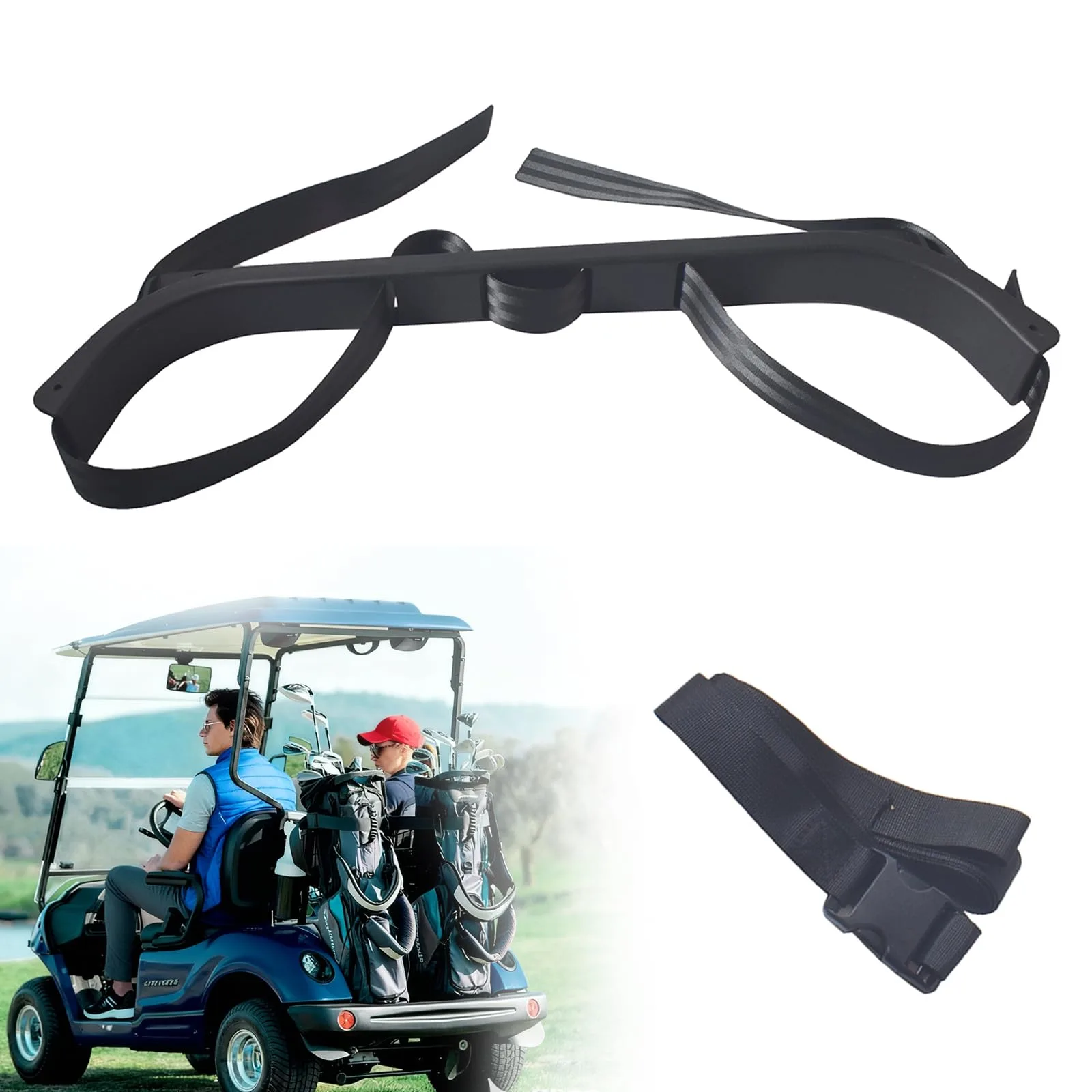 Supermotorparts Rear Seat Golf Bag Holder Strap Assembly 71851-G01 image 3
