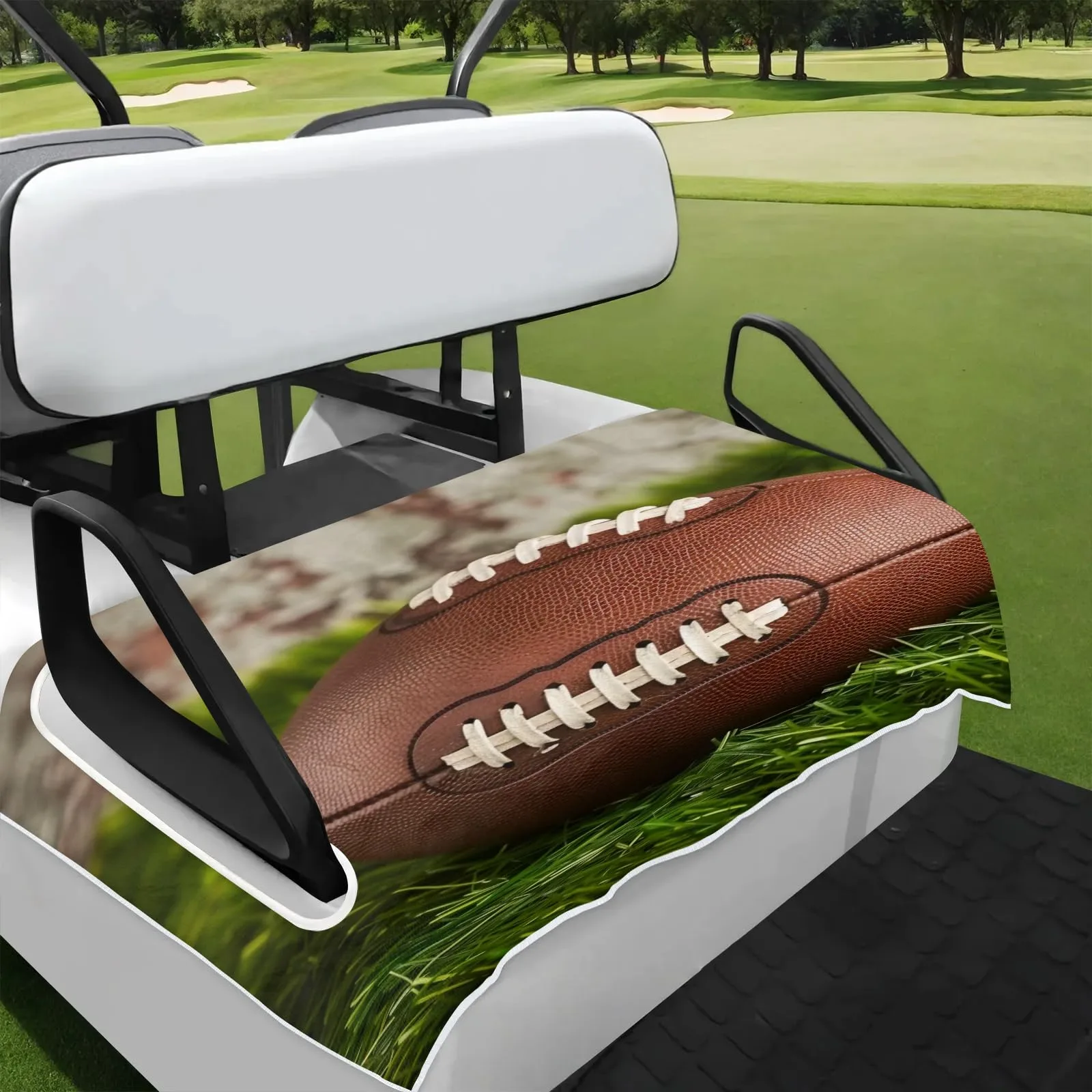 Tiveruda Golf Cart Seat Cover for Double Seats, 51 x 31 in