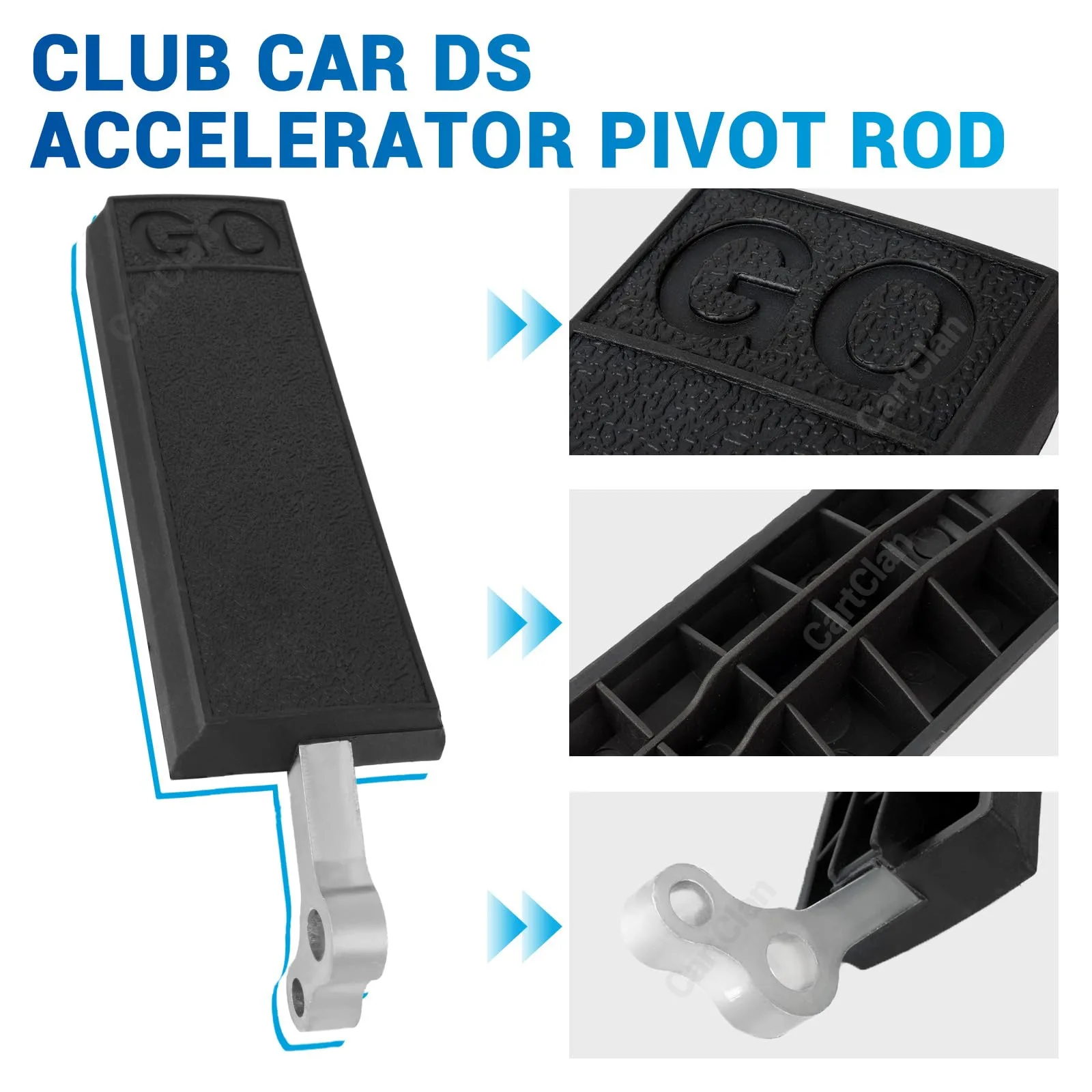 CartClan CT-0111 Club Car DS Brake Pedal Repair Kit image 4